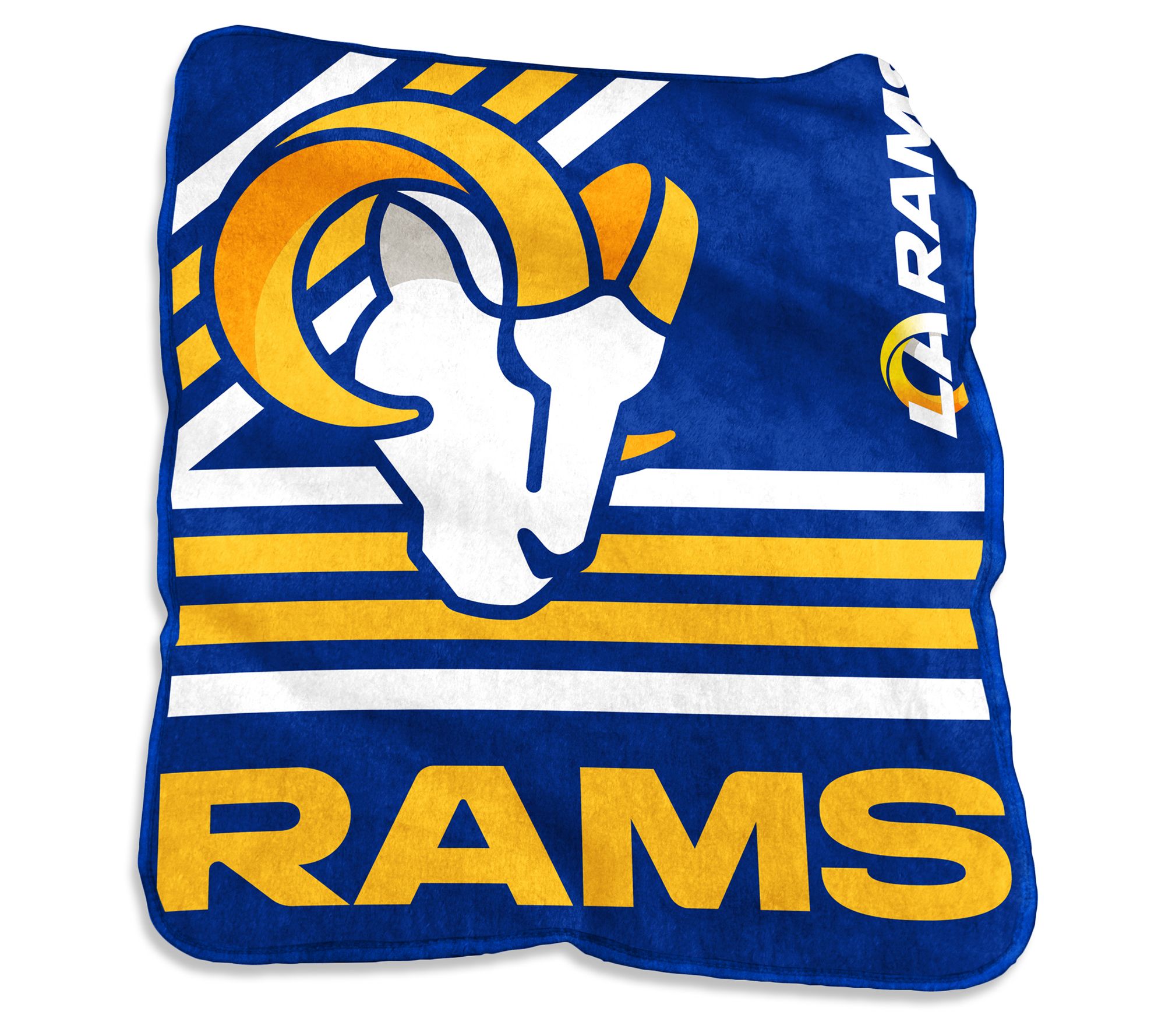 Logo Brands Raschel Throw Blanket