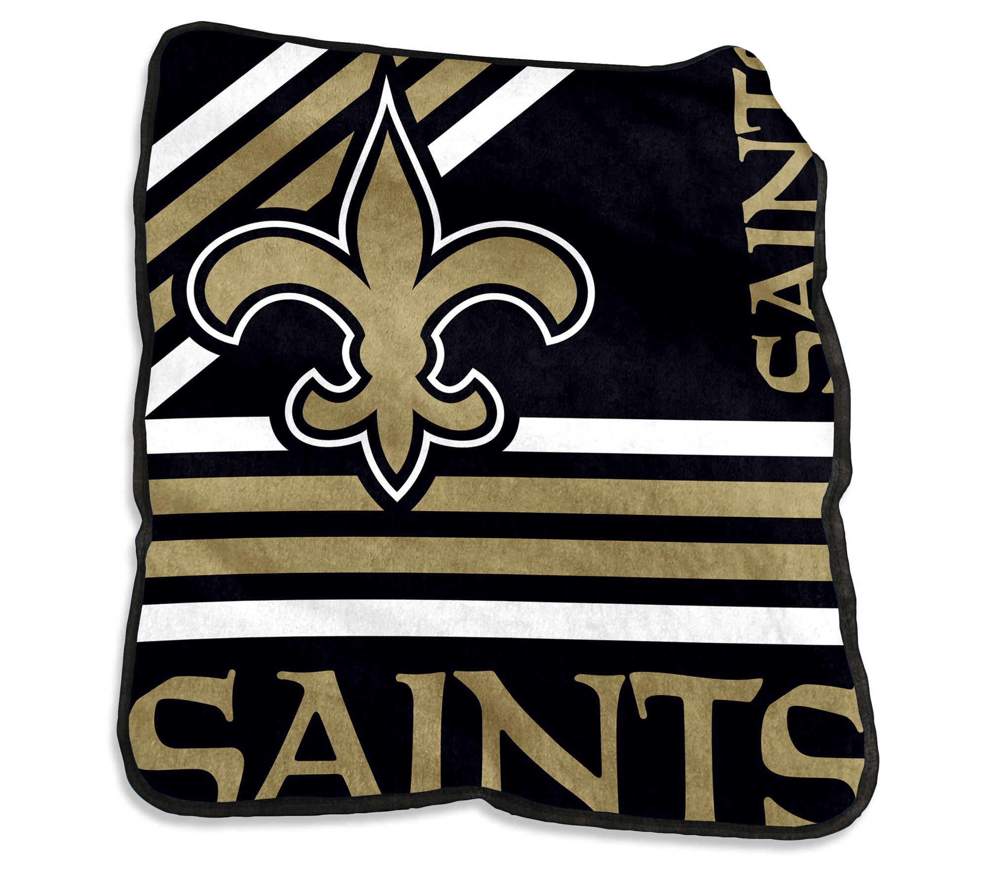 Logo Brands Raschel Throw Blanket