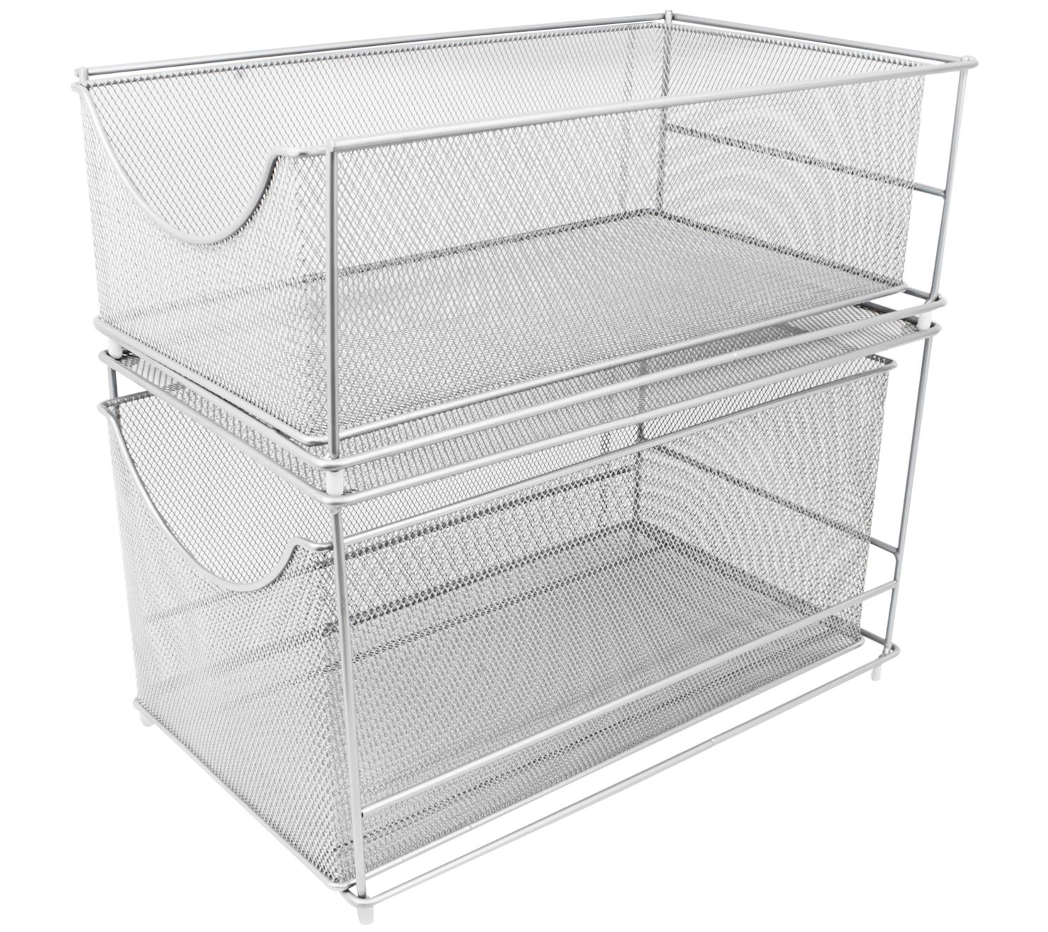 Sorbus Mesh Storage Organizer with Pull Out Drawers