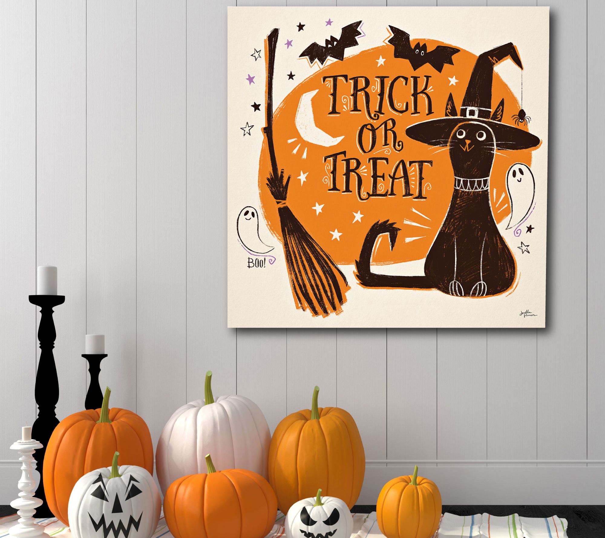 Courtside Market Spooktacular III 16x16 CanvasWall Art - QVC.com