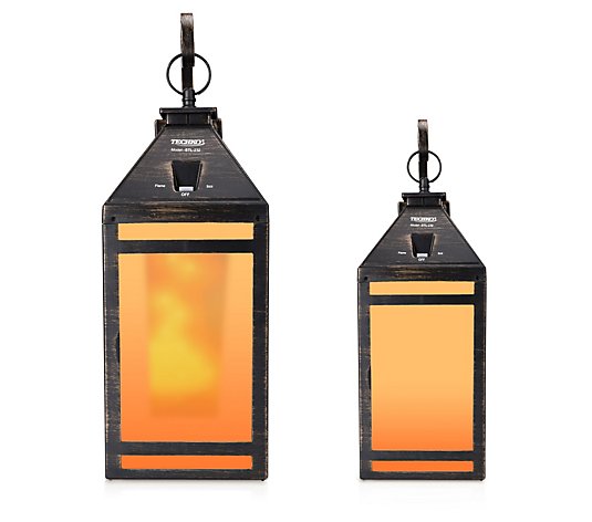 Solar Wall/Portable Lantern - Flame/Still Light