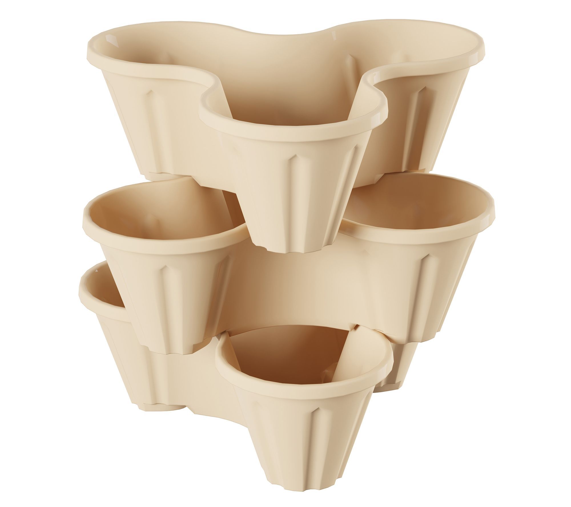 Stacking Planter Tower-Vertical Pots-Set of 3