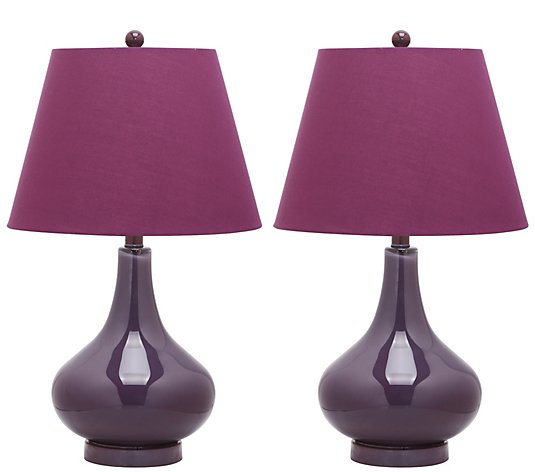 Safavieh Set of 2 Amy Gourd Table Lamps