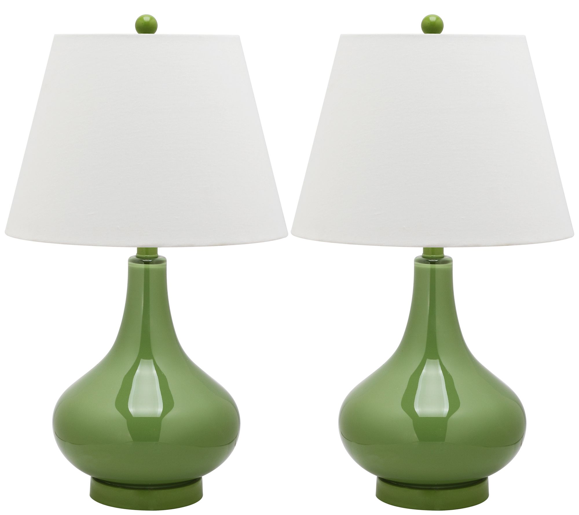 Safavieh Set of 2 Amy Gourd Table Lamps