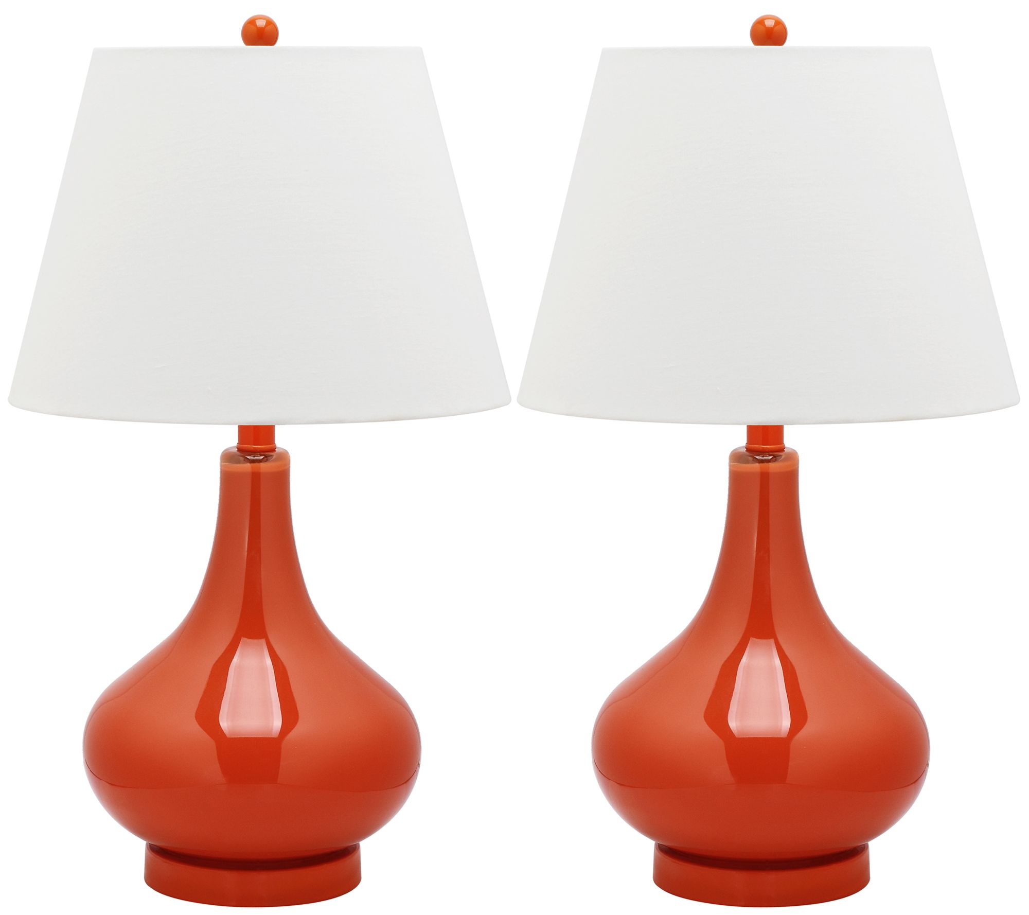 Safavieh Set of 2 Amy Gourd Table Lamps