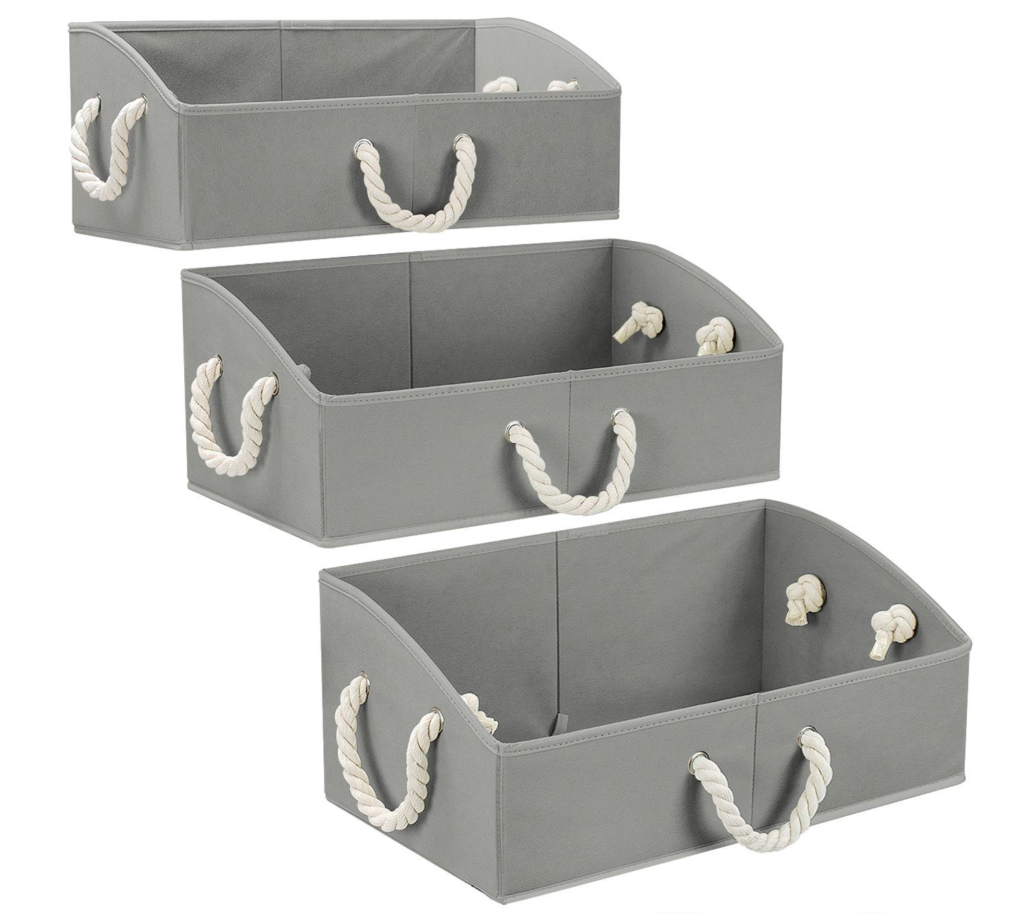 Sorbus Twill Storage Basket Set - 3 Pack