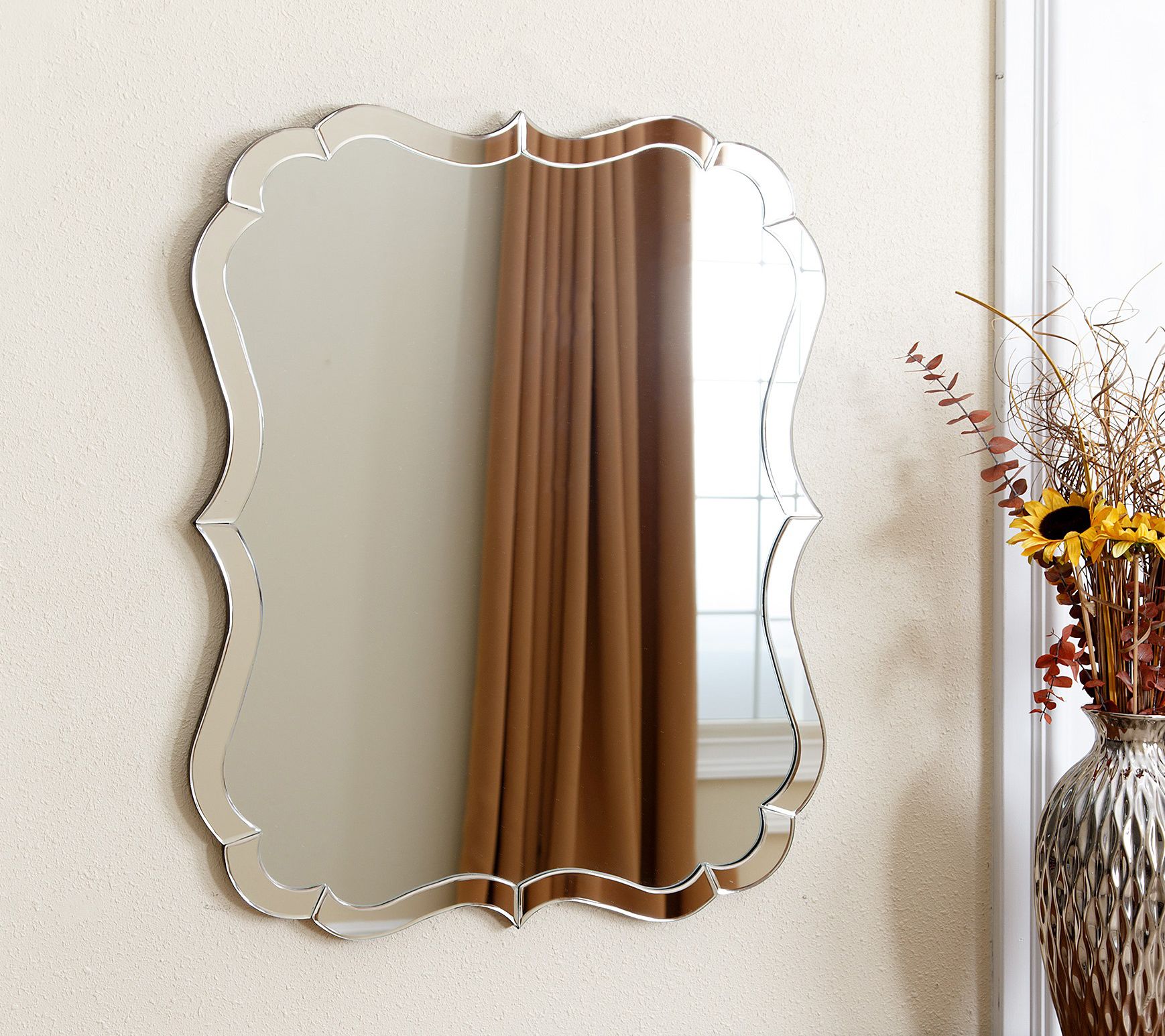 Olivia Rectangle Wall Mirror by Abbyson Living