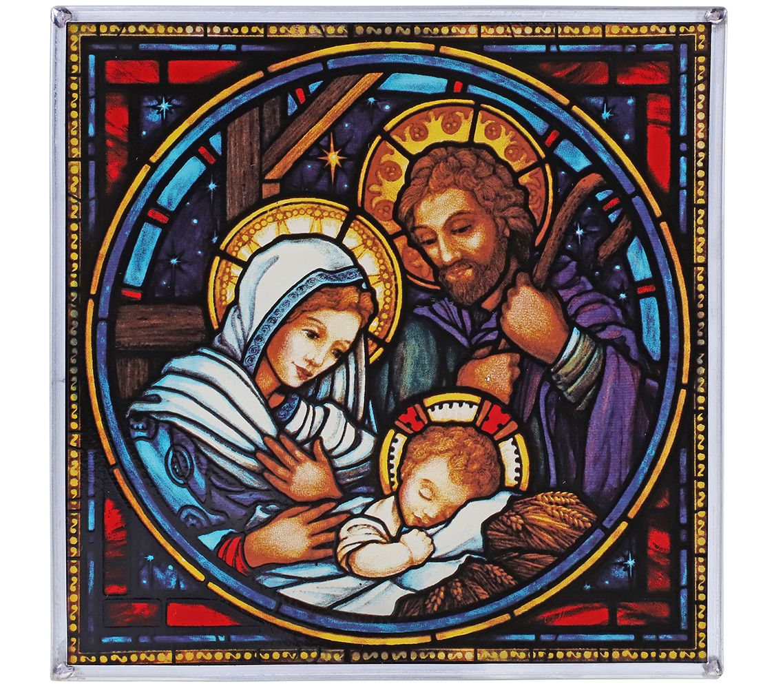Holy Family Stained Glass