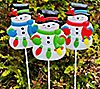 Temp-tations Set of 3 Snowman Garden Stakes, 1 of 1
