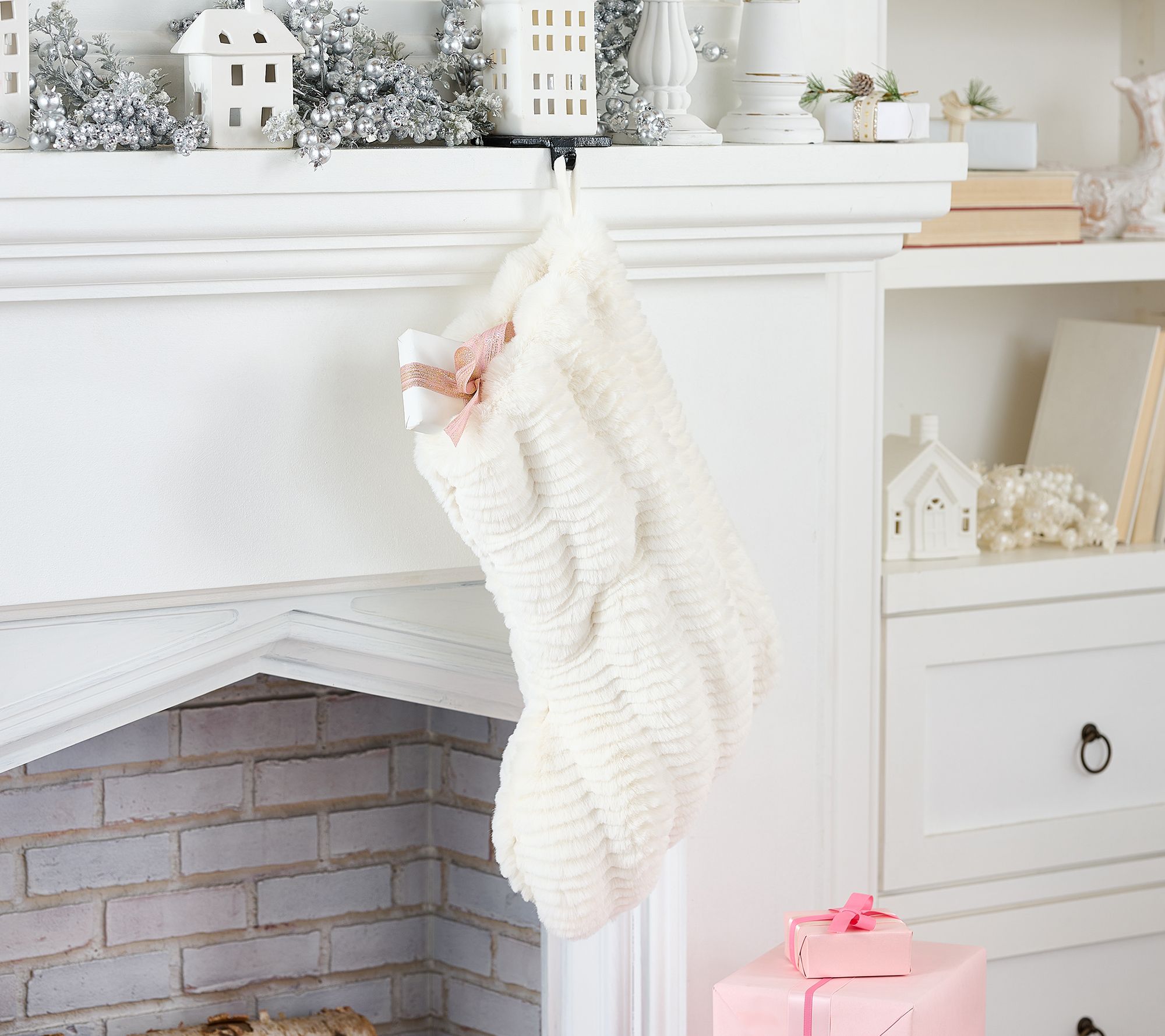 BFF Collection Oversized Slouched Faux Fur Stocking