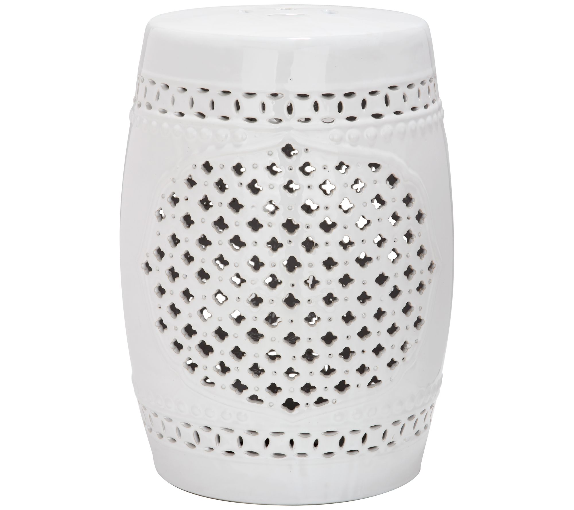 Quatrefoil Garden Stool by Valerie