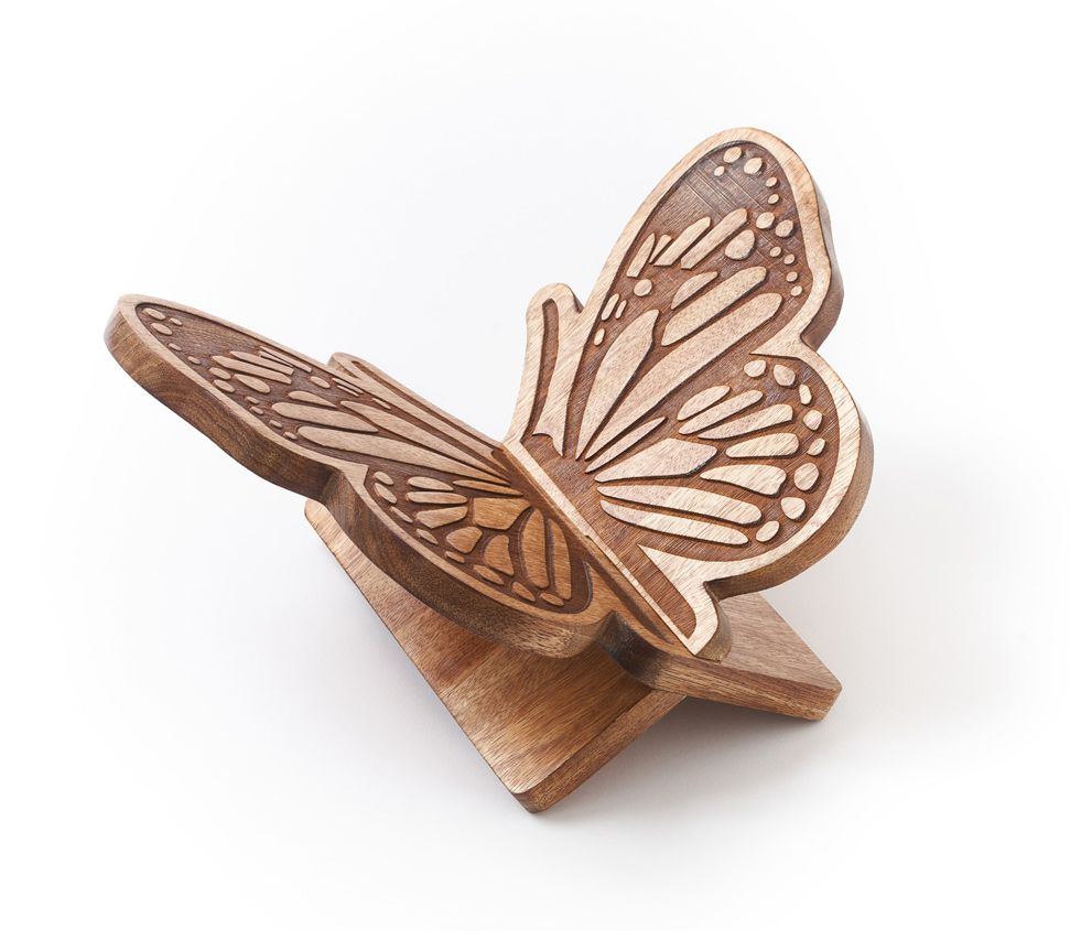 Matr Boomie Wooden Butterfly Open Book Stand