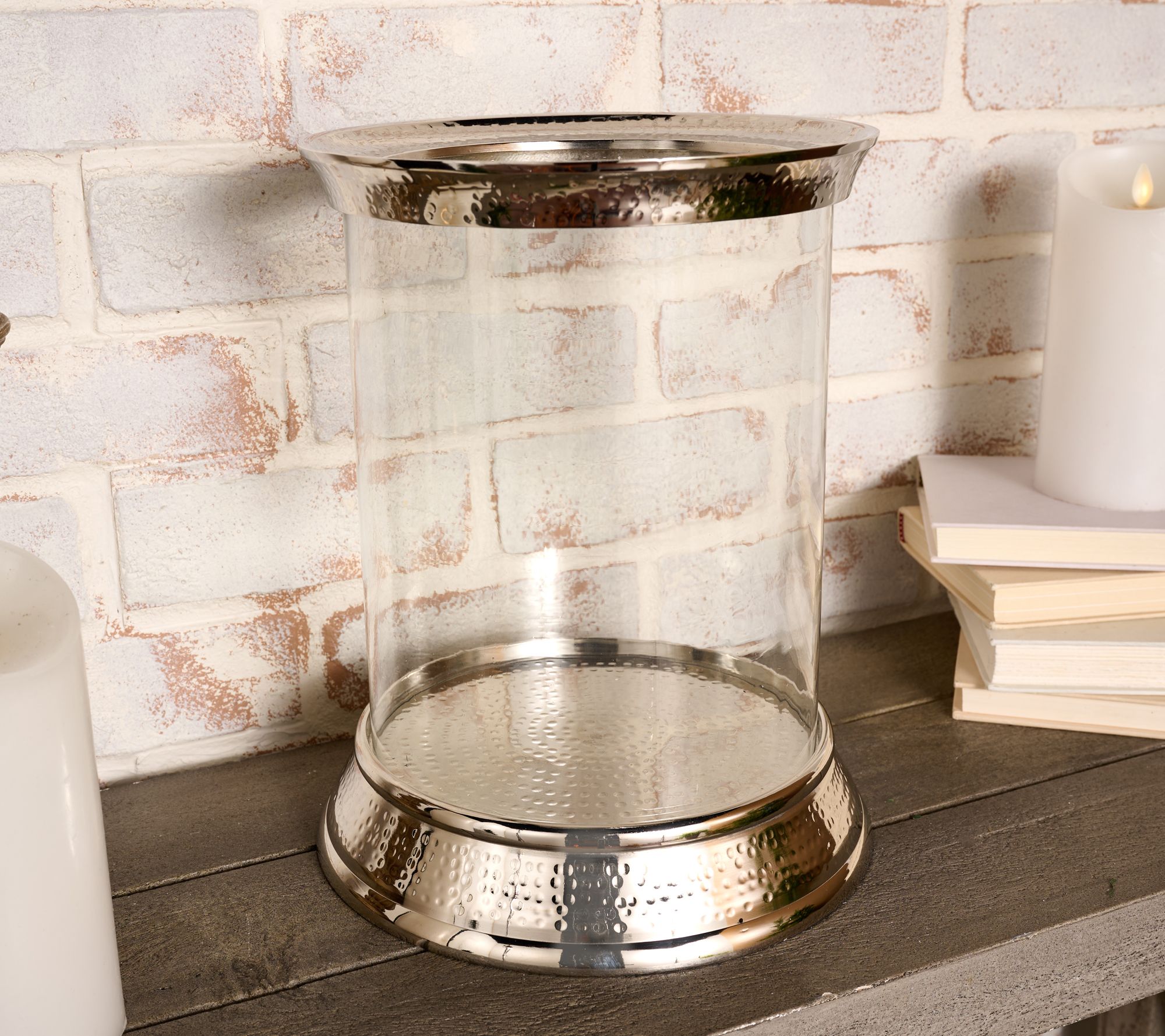 Simply Stunning 12" Hammered Hurricane by Janine Graff