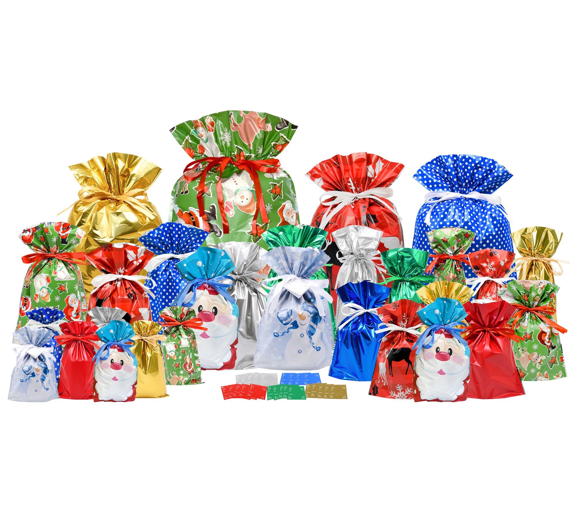 GiftMate 58 Piece Harmony Set: 29 Gift Bags & 2 9 Tags