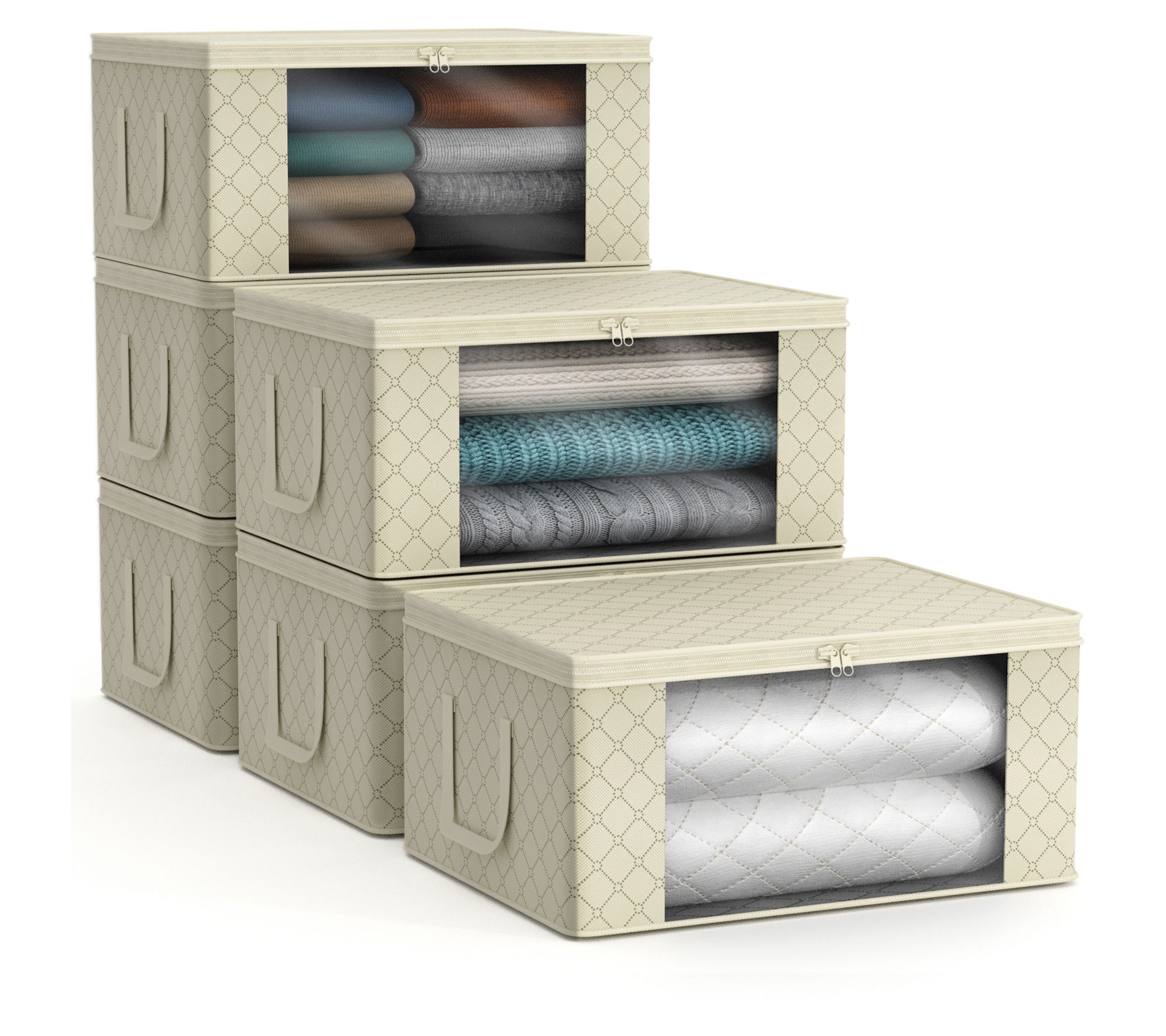 Sorbus Set of 6 Medium Clothes Storage Bags