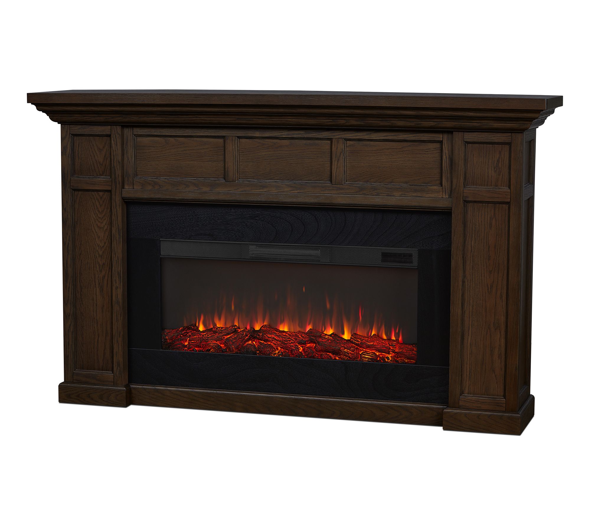 Alcott 75" Electric Fireplace Mantel by Real Flame