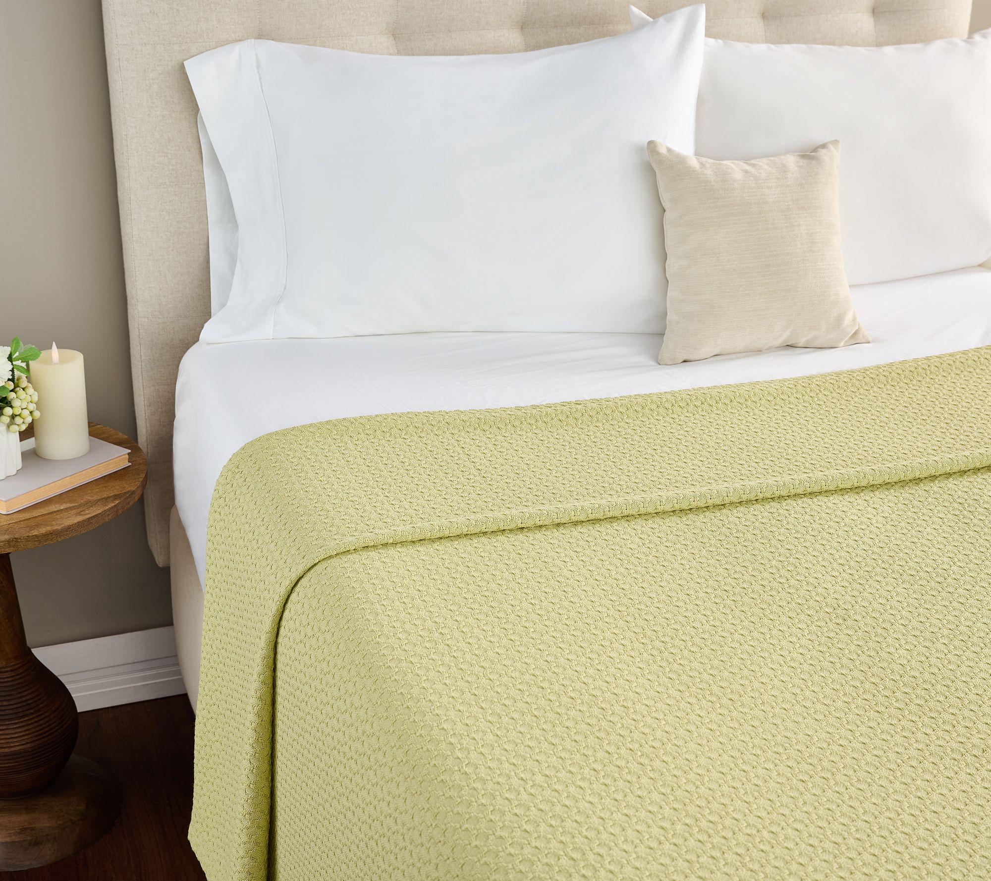 "As Is" Home Reflections Rayon from Bamboo Blend Blanket-Full/QN