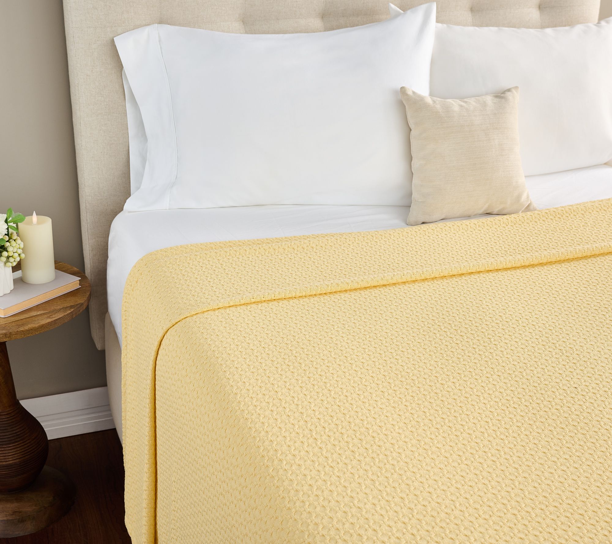 "As Is" Home Reflections Rayon from Bamboo Blend Blanket-Full/QN