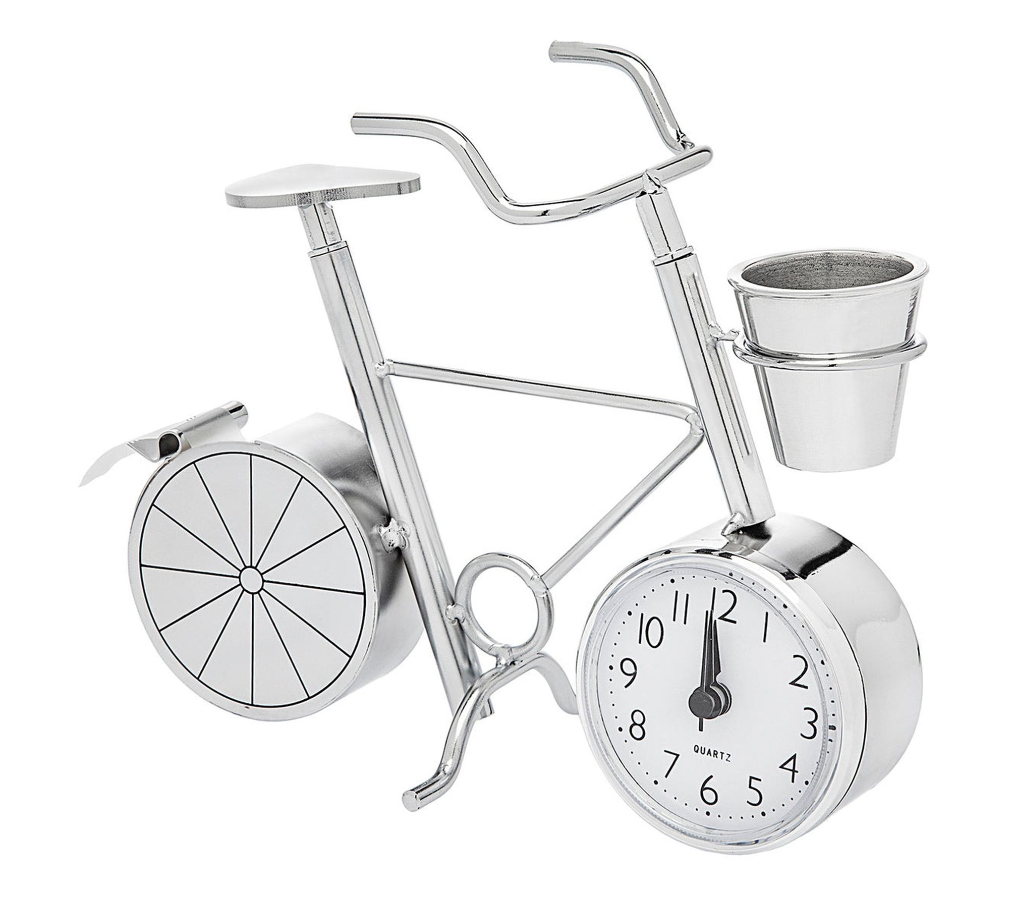 Godinger Bicycle Desk Set Clock