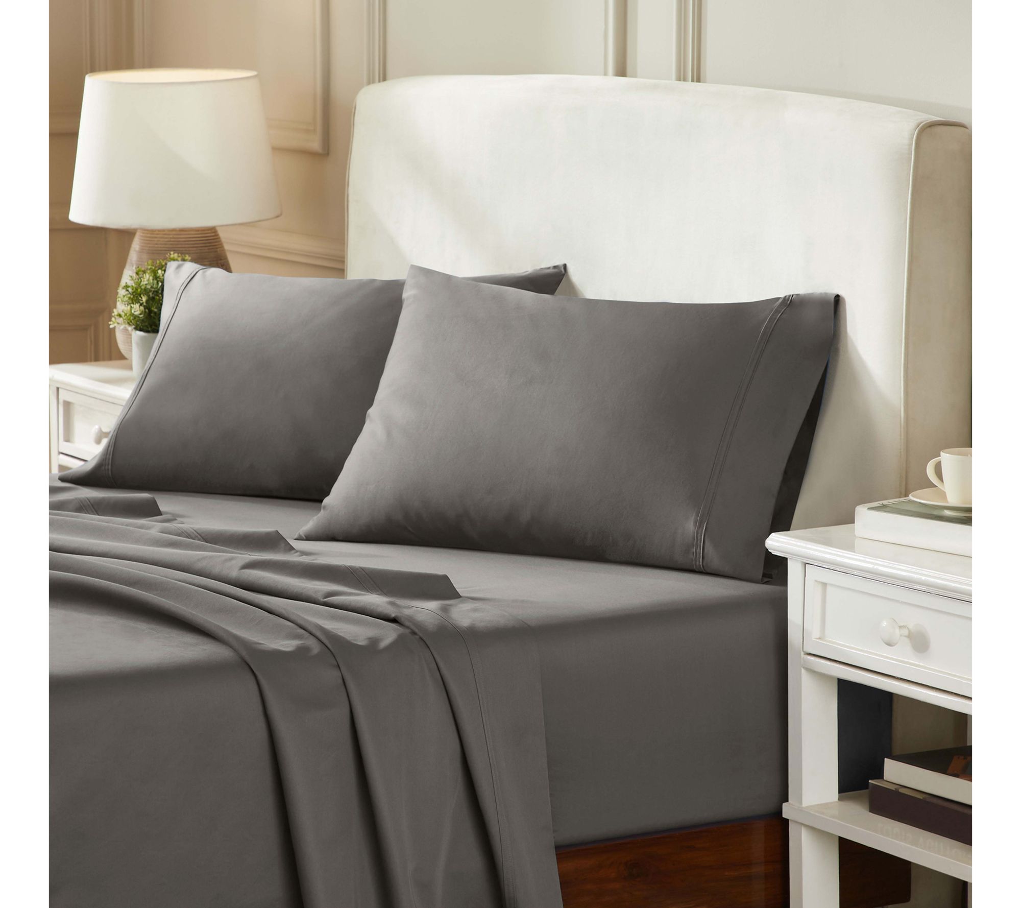 Superior Egyptian Cotton 850-TC Solid Bed SheetSet, Queen