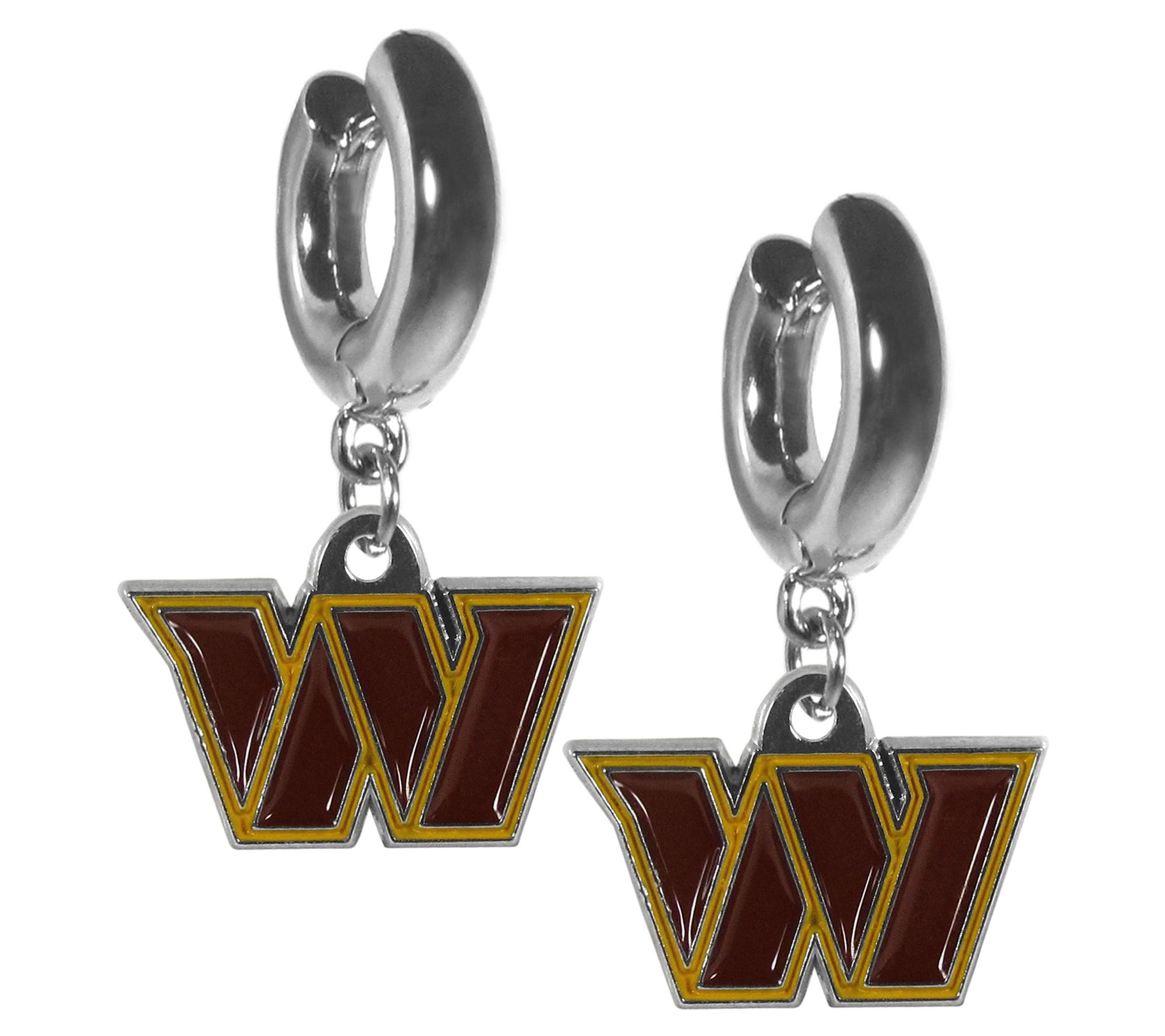 Siskiyou Sports NFL Huggie Hoop Earrings