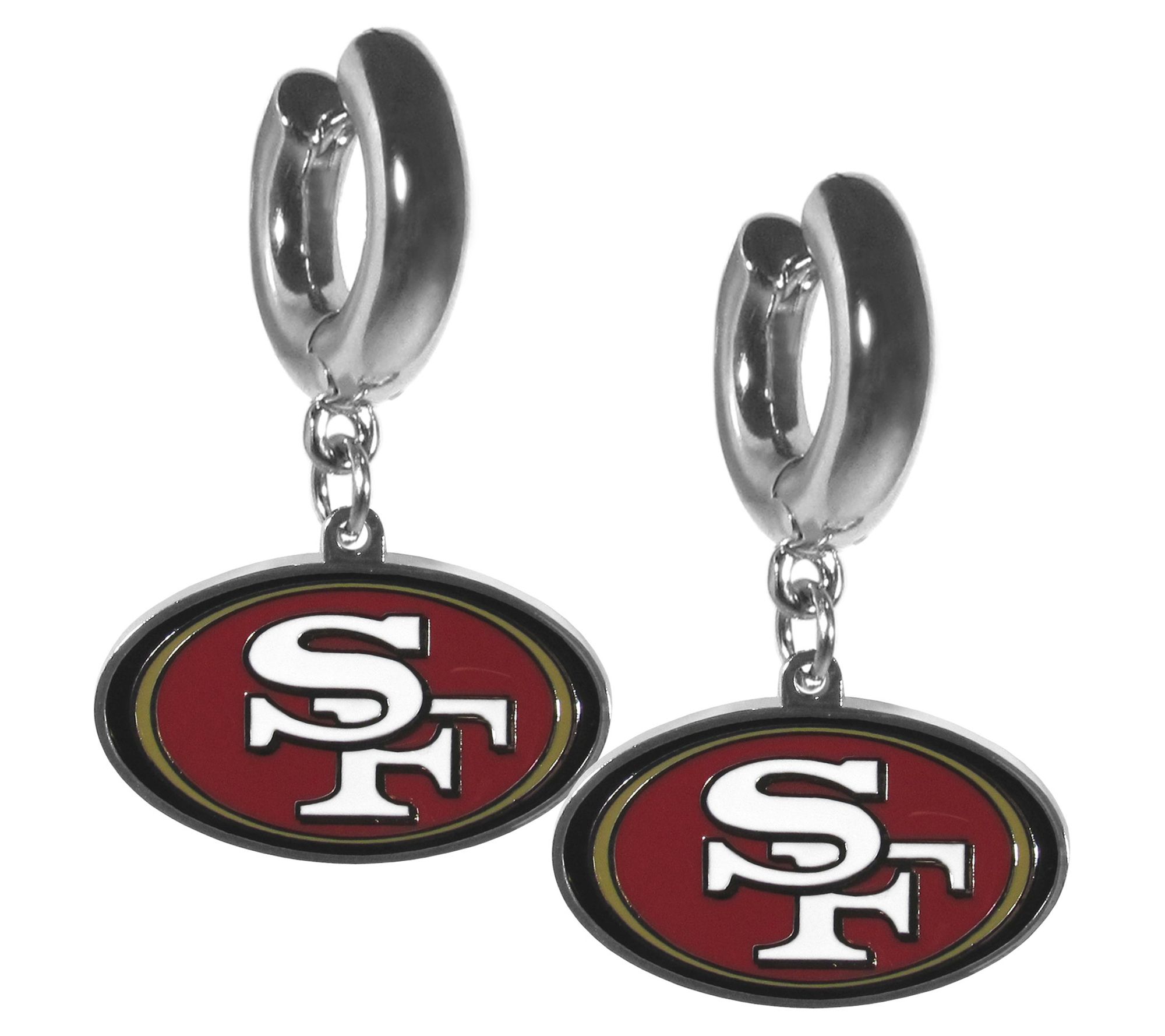 Siskiyou Sports NFL Huggie Hoop Earrings