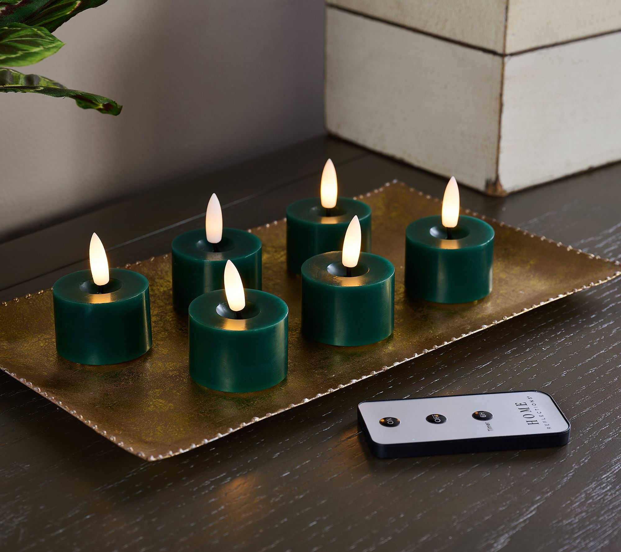 "As Is" Home Reflections Set of 6 Flameless Tealights