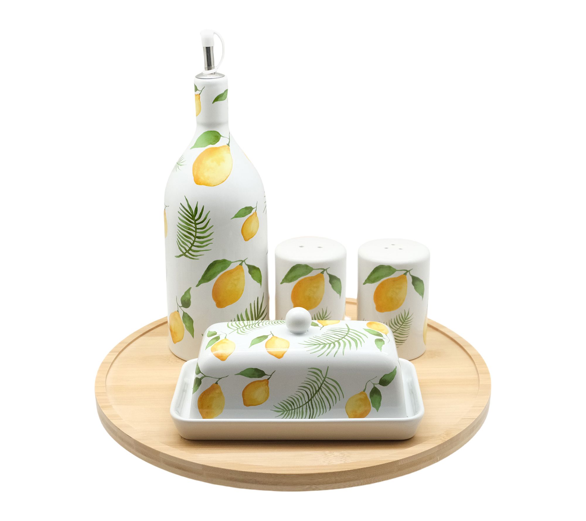 Temp-tations Seasonal 4-Piece Lazy Susan Completer Set