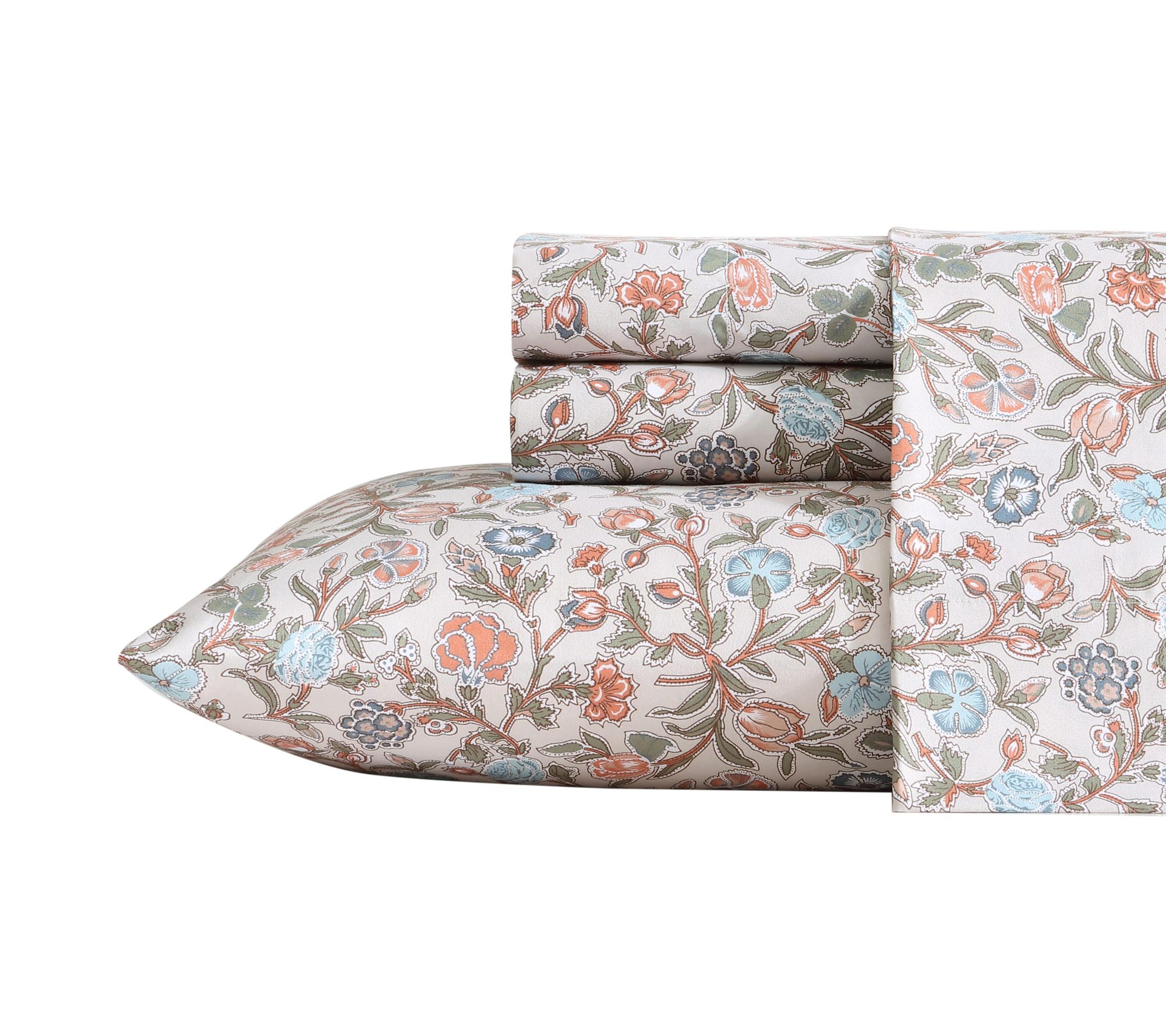 Wrangler Westward Floral Beige Full Microfiberheet Set