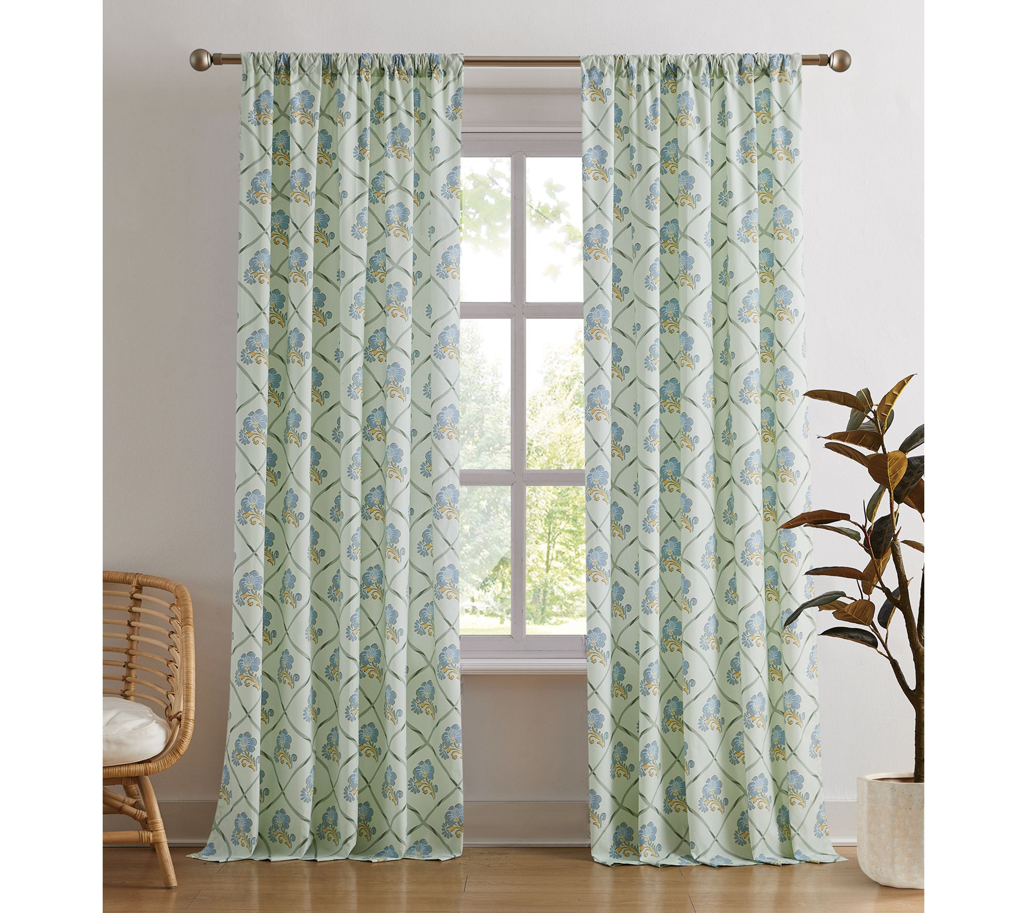 Brooklyn Loom Olivia 50x96 Window Curtain