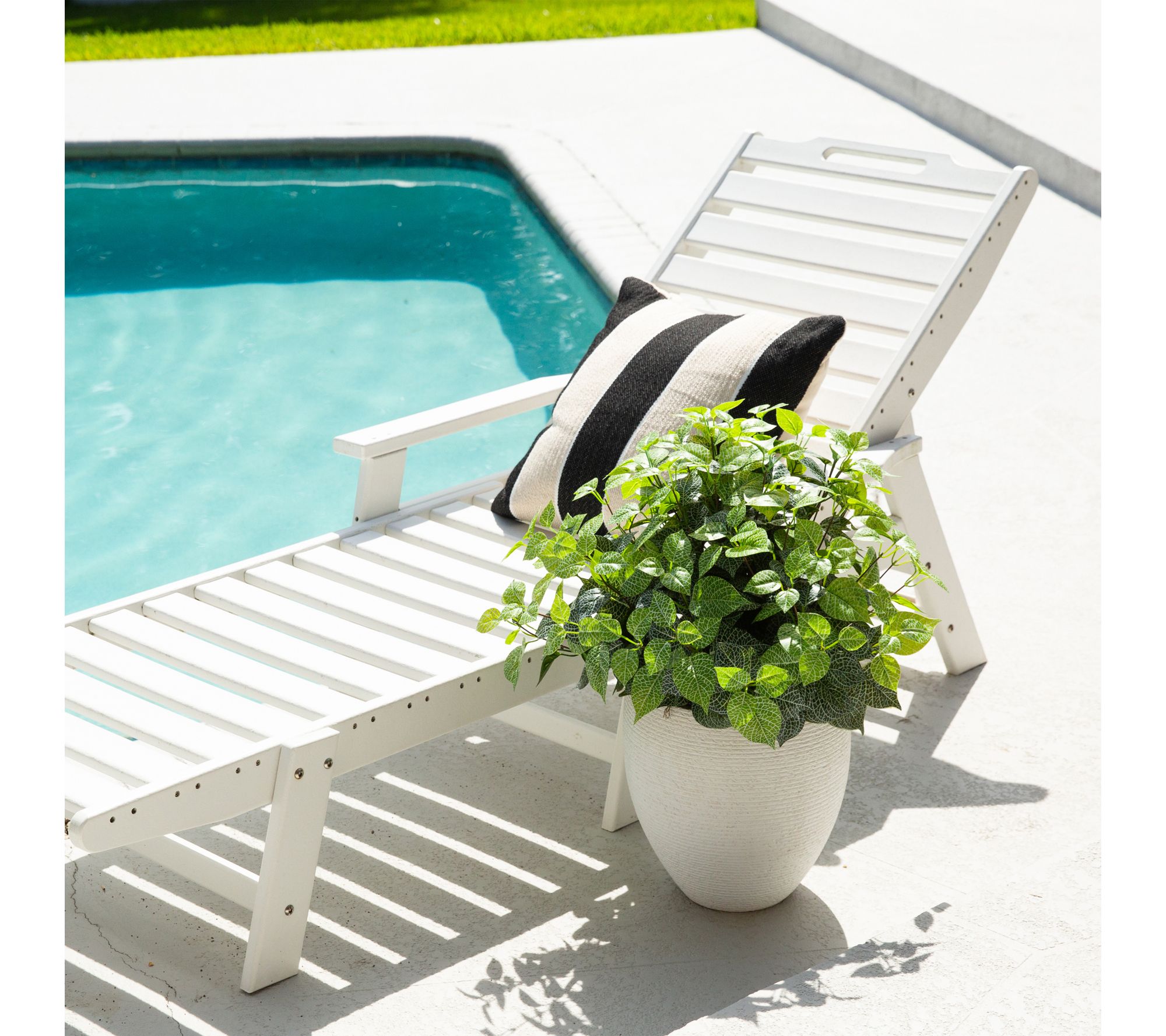 Nearly Natural 19-in UV Resistant Fittonia Bush- Set of 3