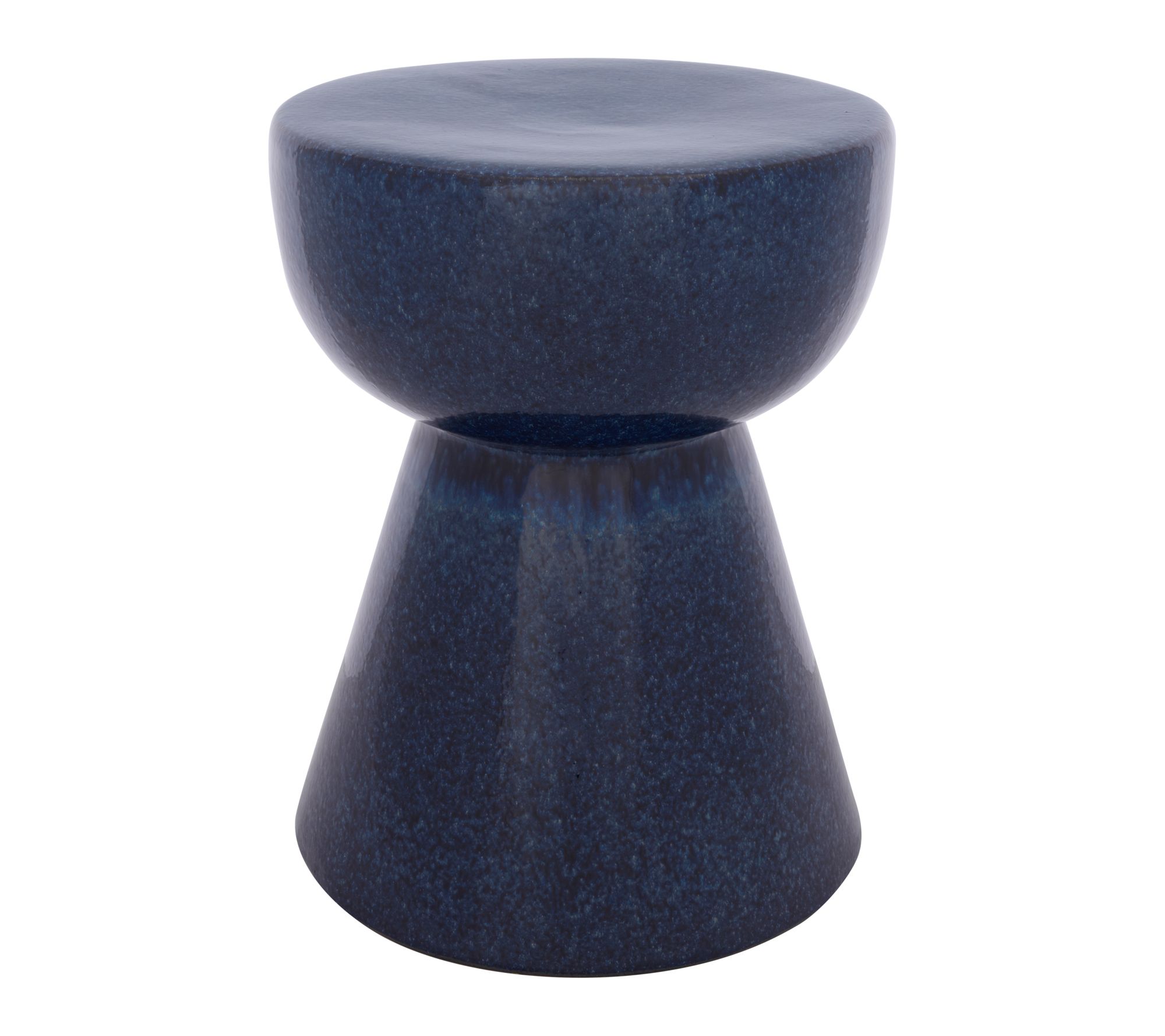 Cherie, 17 Inch, Ceramic Garden Stool by Valerie