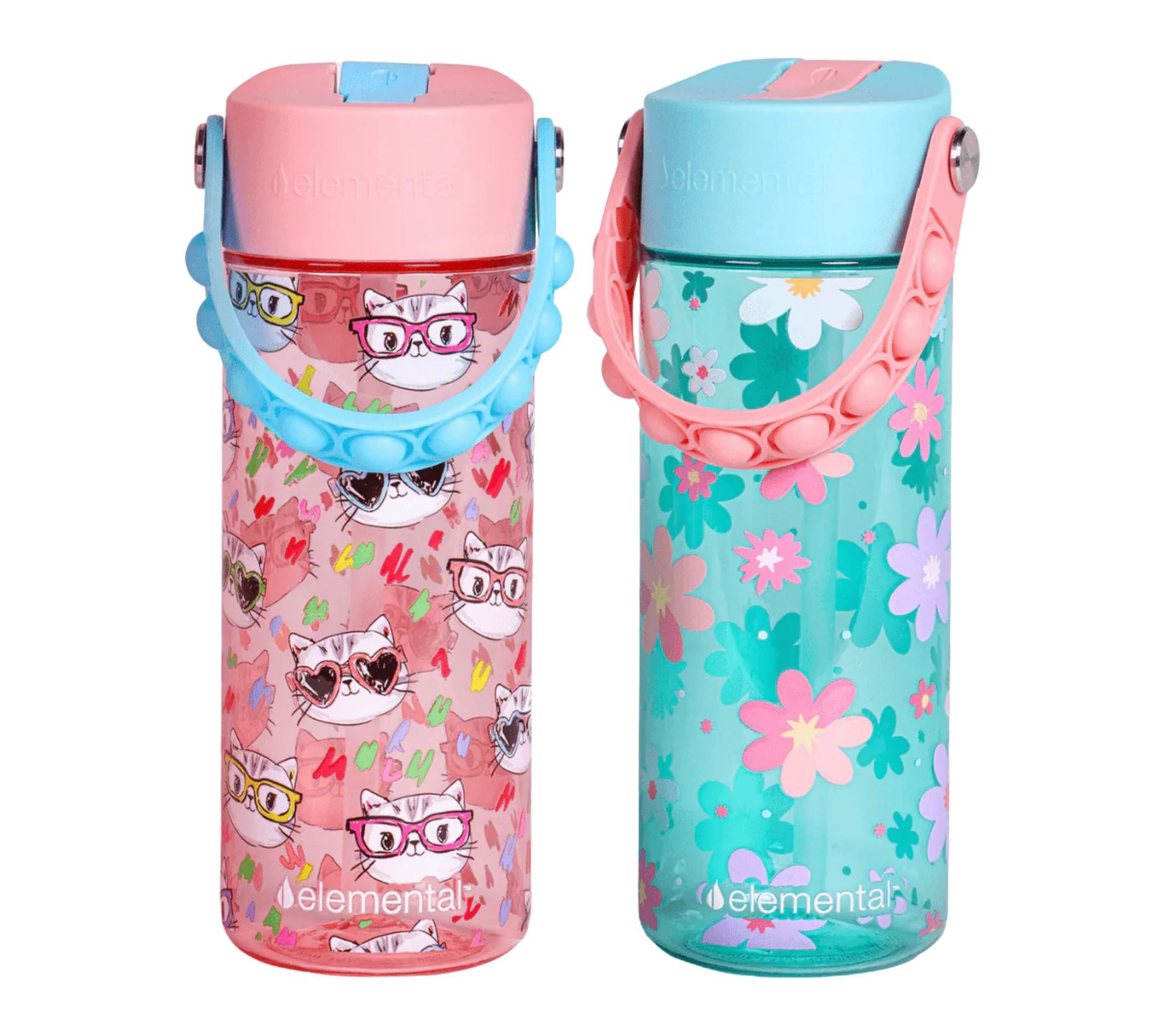 Elemental 18 oz Splash Pop Bottle 2 Pack