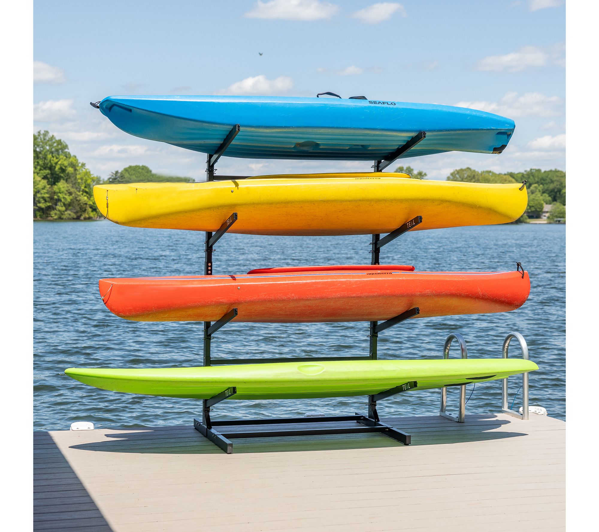 StoreYour G-Watersport 4 Level Kayak Storage Rack - Black