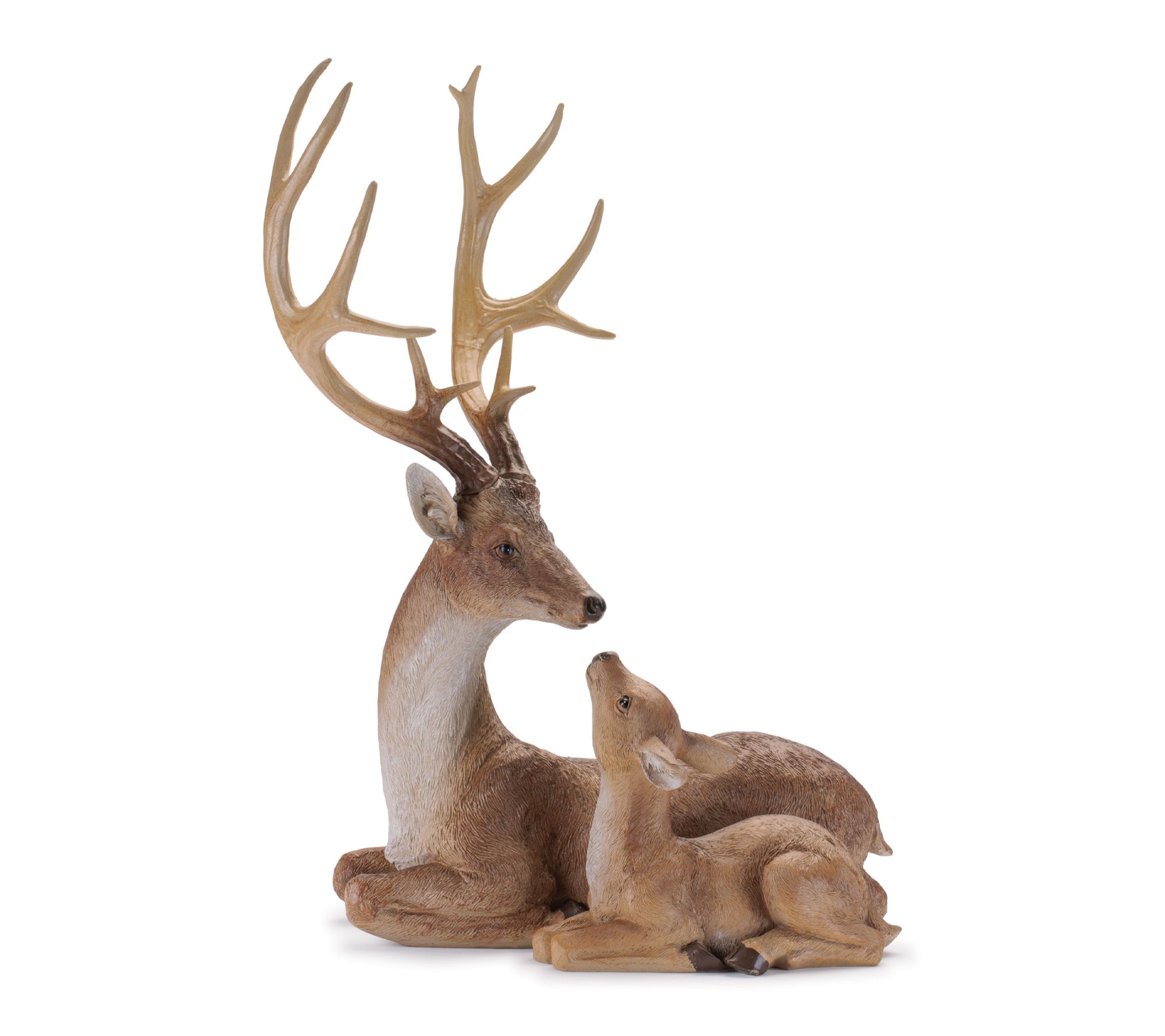 Melrose Deer with Fawn Statue 21.25"H