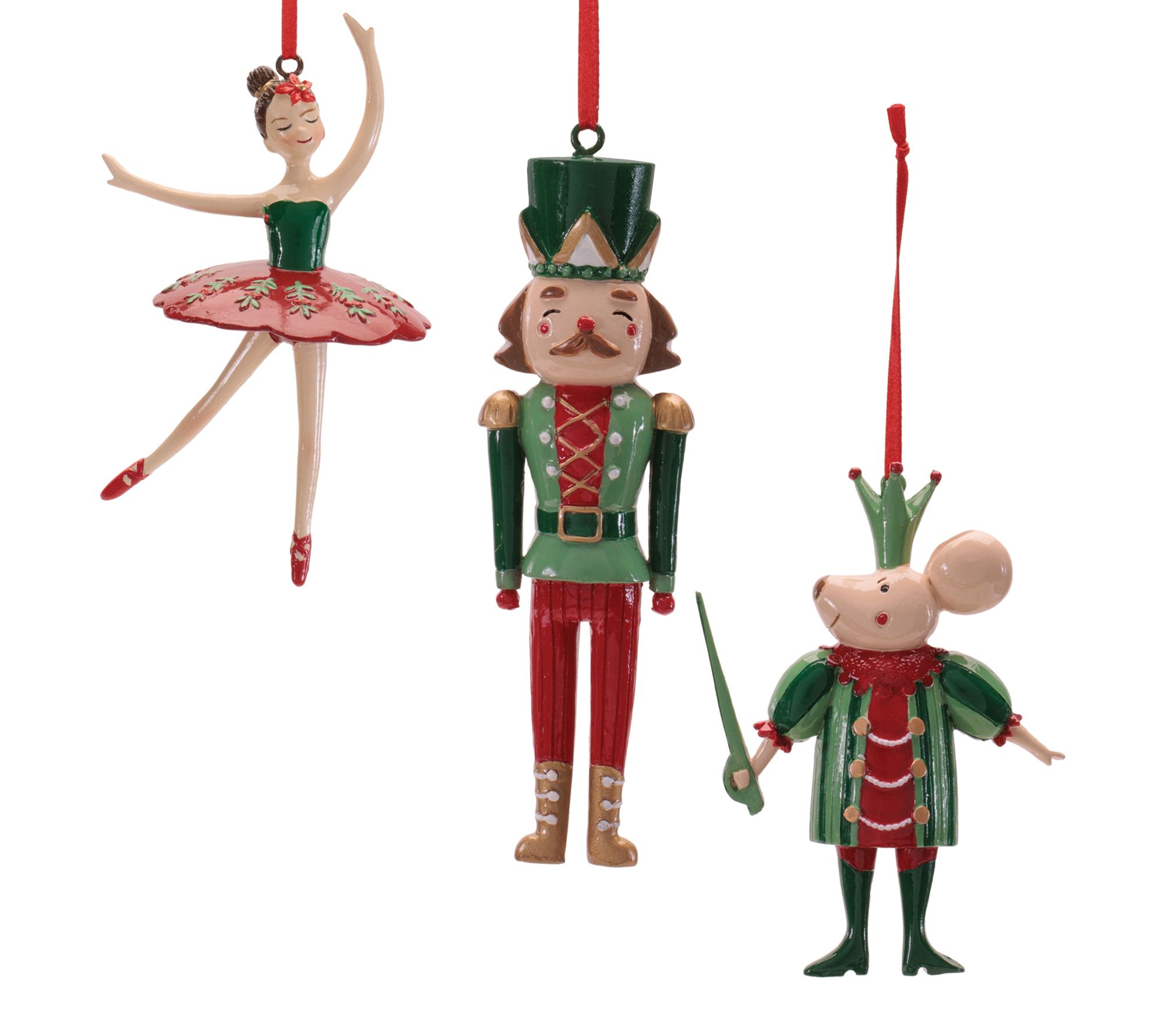 Melrose Nutcracker Ballet Ornament (Set of 12)