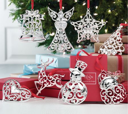 Lenox Set of Ornaments for Ornament Tree (Winter Delights)