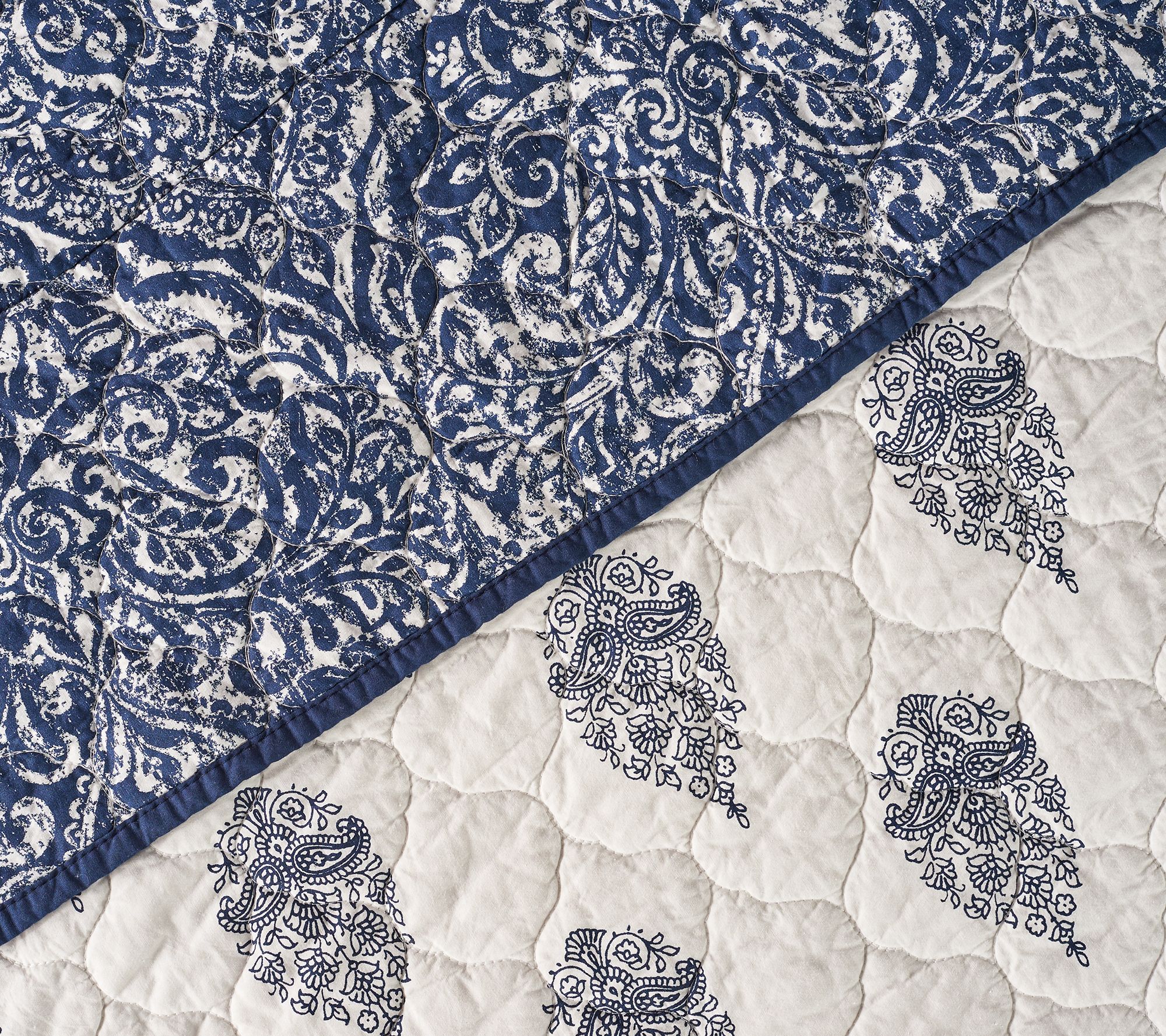 The Quilt Patch Adah Full 100 Cotton Pieced Quilt w/ Hotel Border