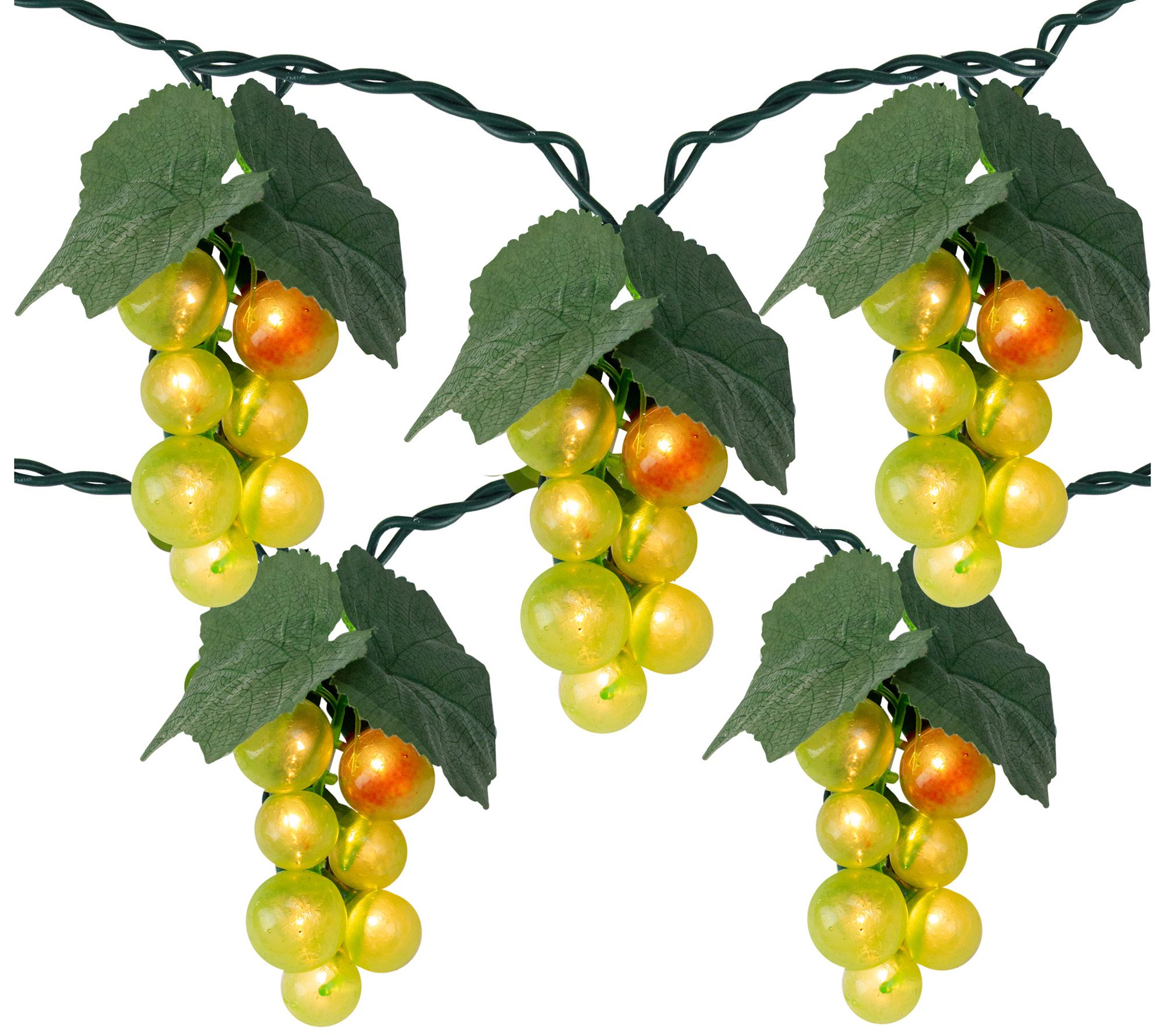 Northlight 5 Green Grape Cluster Patio String Lght Set - 6'