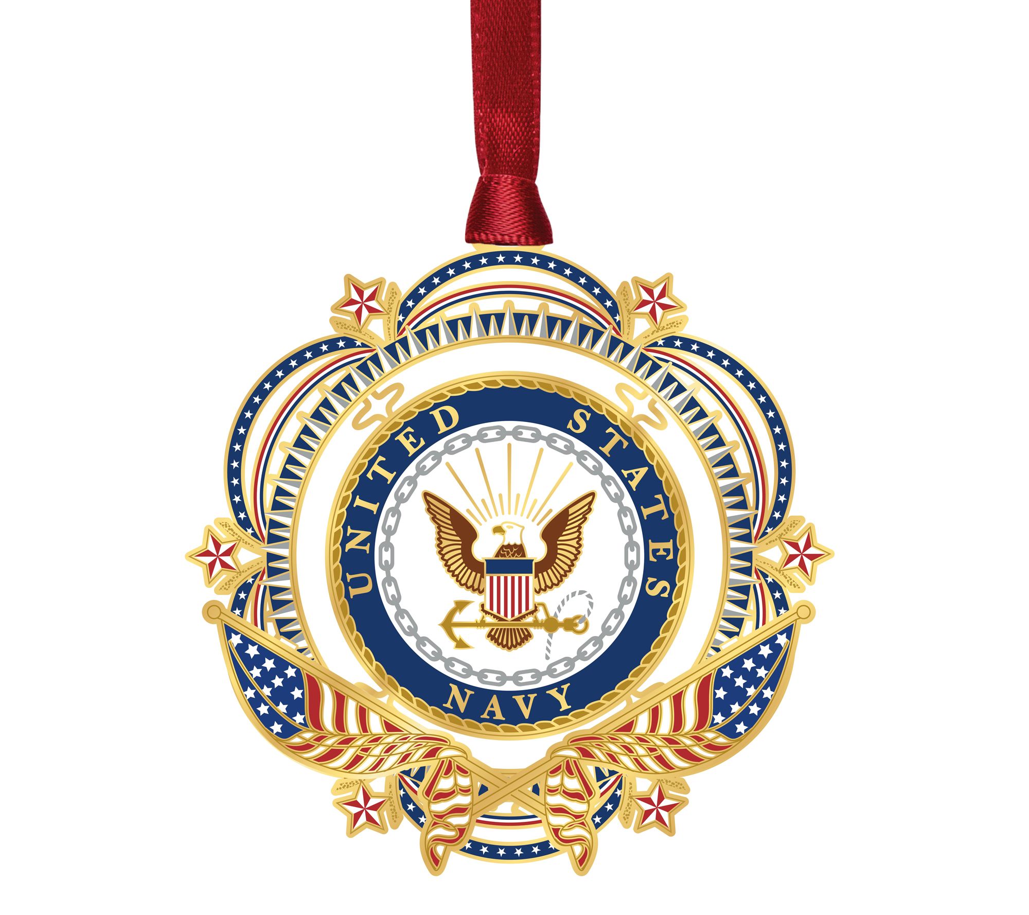 Patriotic Navy Ornament