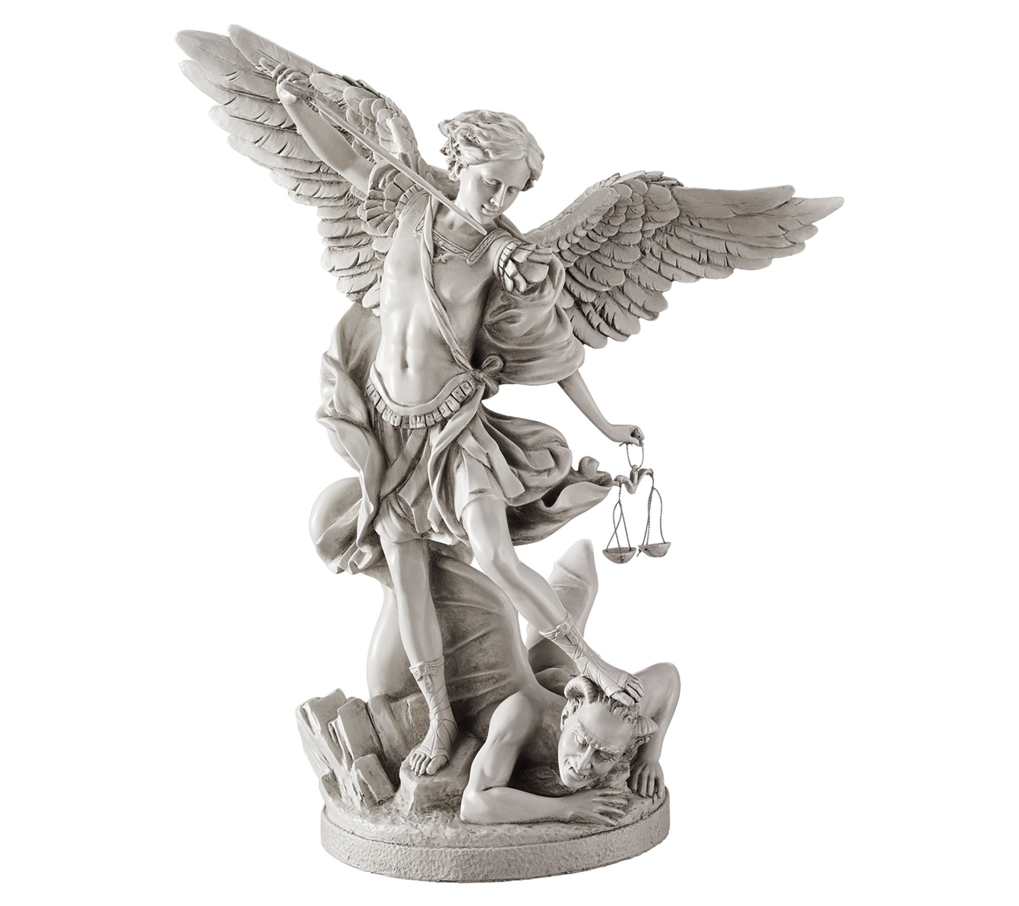 Design Toscano St. Michael the Archangel Statue - Medium - QVC.com