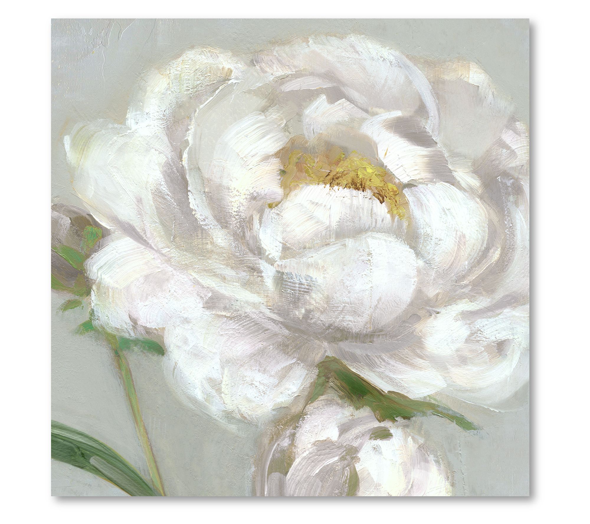 Courtside Market Peony Detail I 16" x 16" Canvas Wall Art