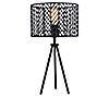 River of Goods 18.5" Ingrid Cage-Shade Metal Tripod Table Lamp