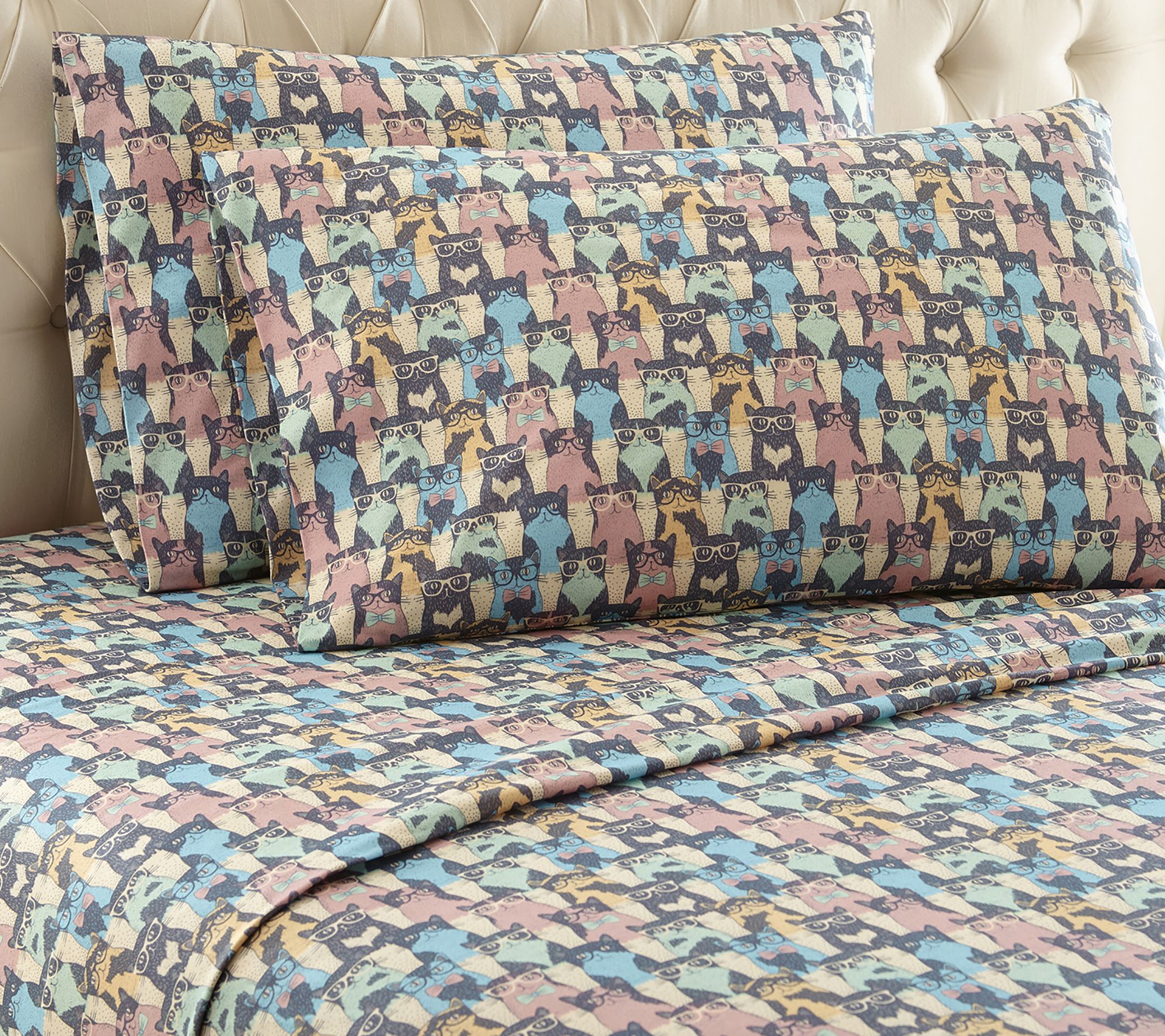 Shavel Micro Flannel Printed Twin Sheet Set
