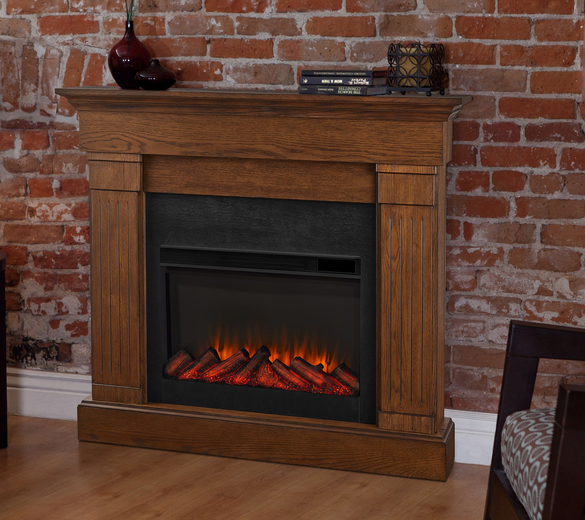 Real Flame Crawford Slim Electric Fireplace