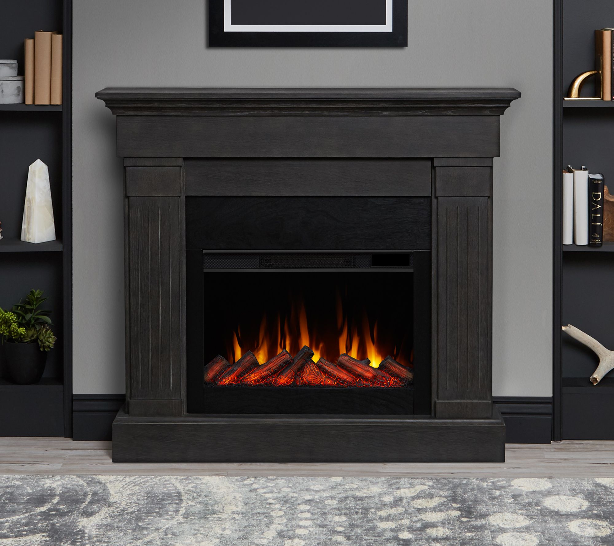 Real Flame Crawford Slim Electric Fireplace
