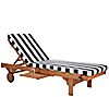 Safavieh Newport Chaise Lounge Chair with SideTable