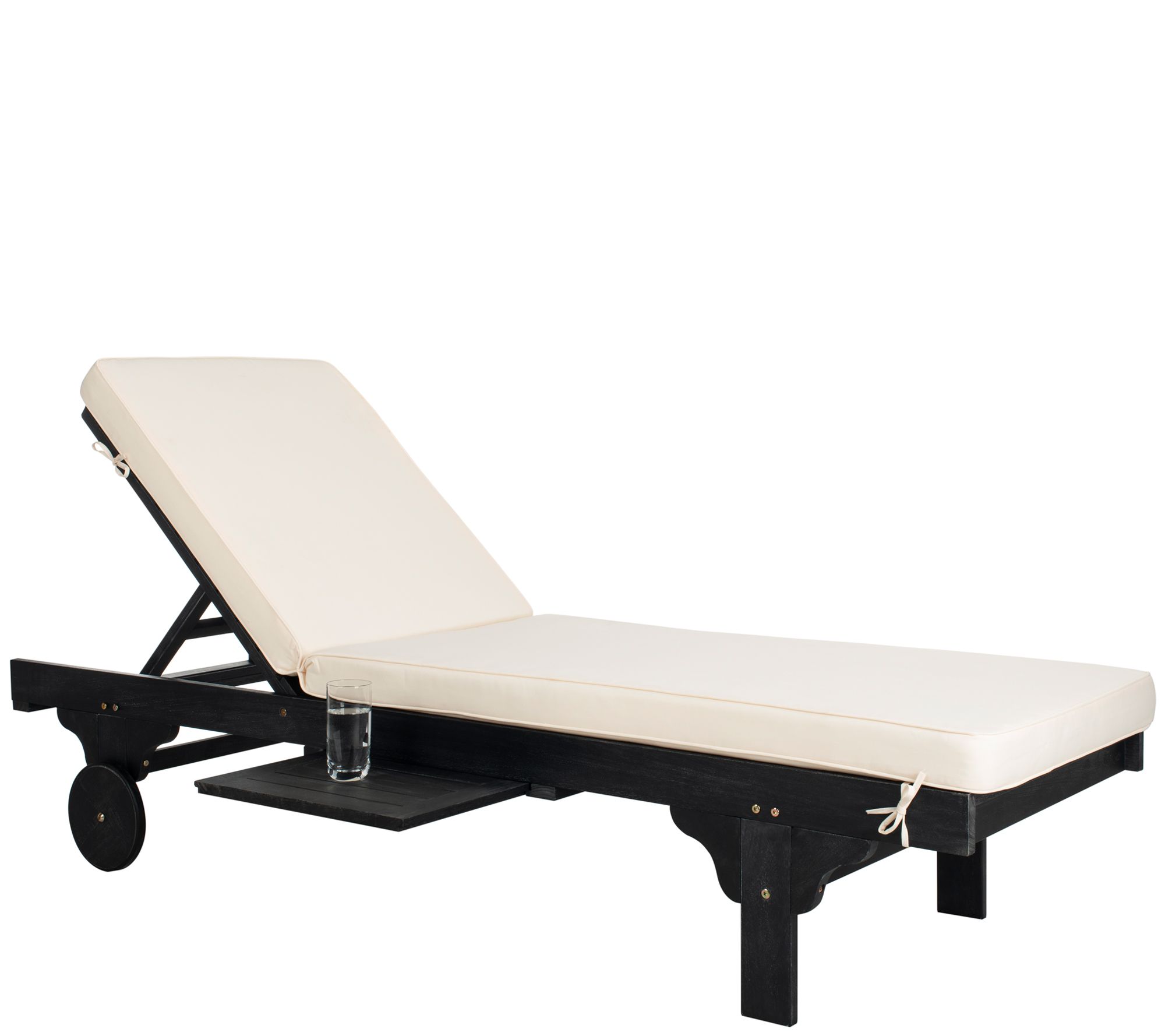 Safavieh Newport Chaise Lounge Chair with SideTable