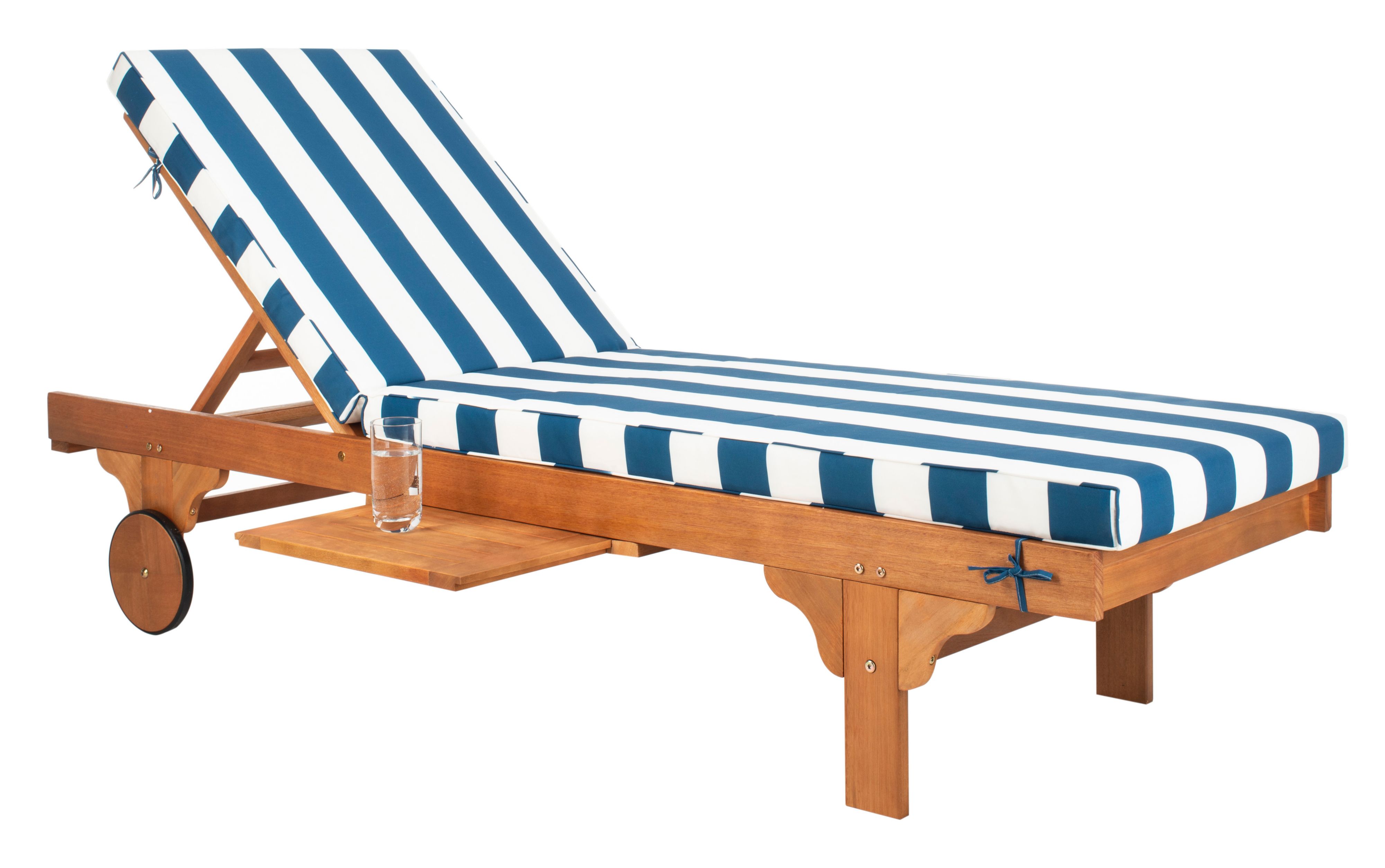 Safavieh Newport Chaise Lounge Chair with SideTable