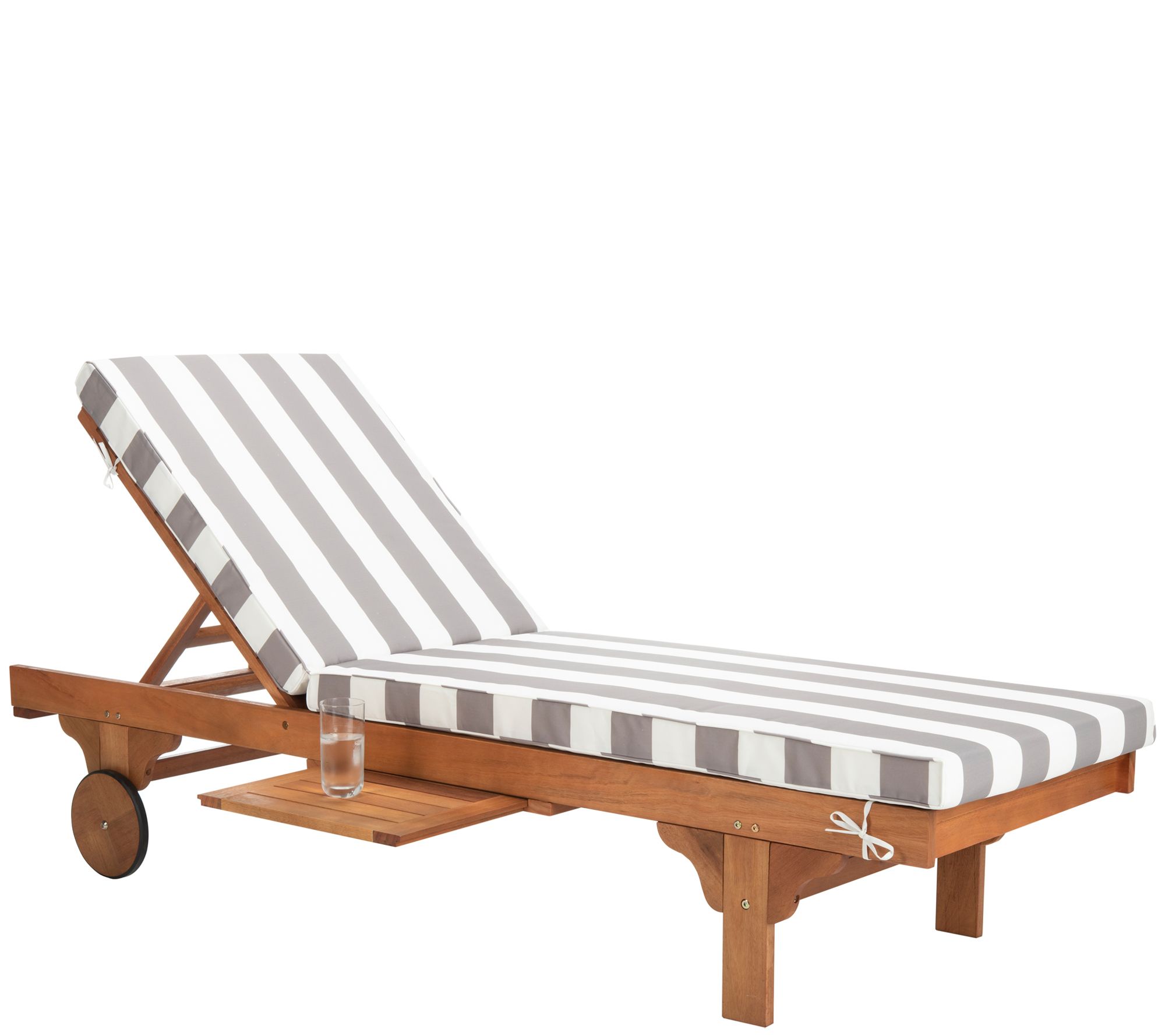 Safavieh Newport Chaise Lounge Chair with SideTable